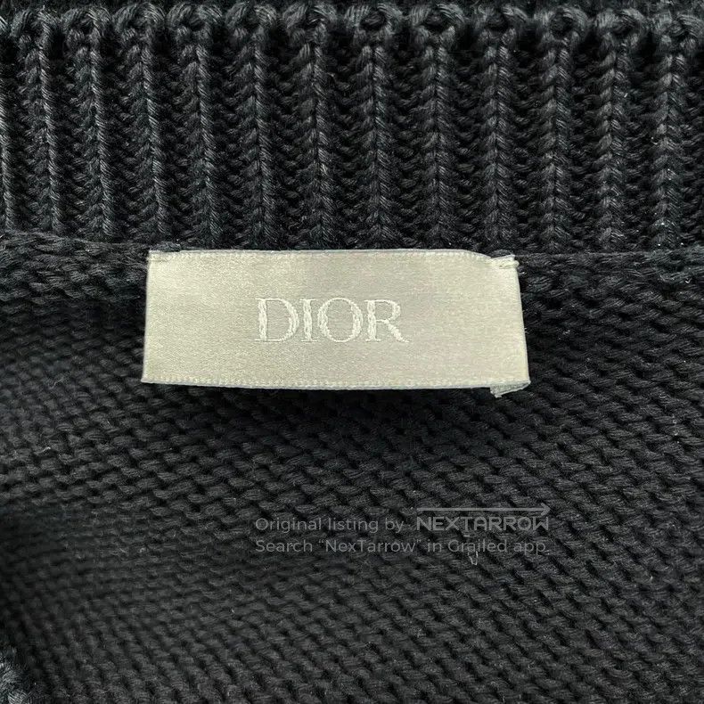 Dior Dior Co-branded black knitted short sleeves Size US M / EU 48-50 / 2 - 6 Thumbnail