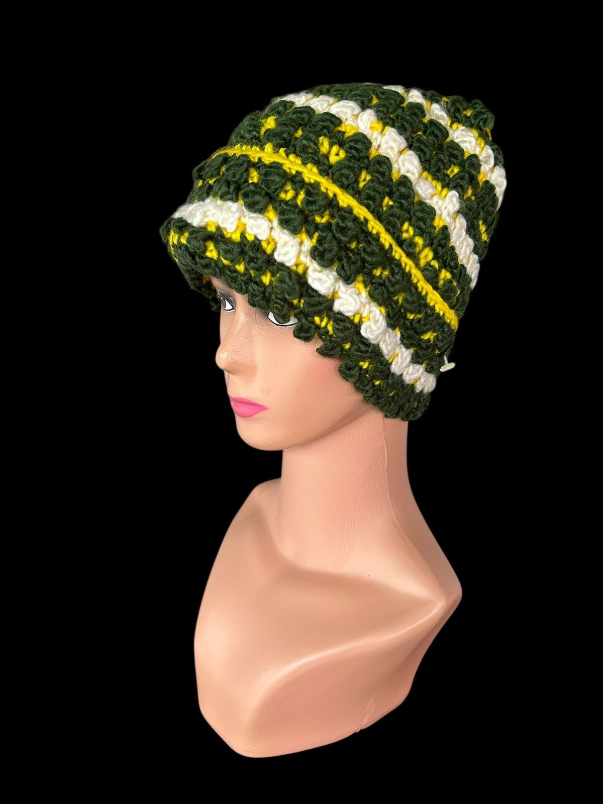 Japanese Brand × Kapital × Vintage Crochet Knitted Handmade Beanie Hats Size ONE SIZE - 5 Thumbnail