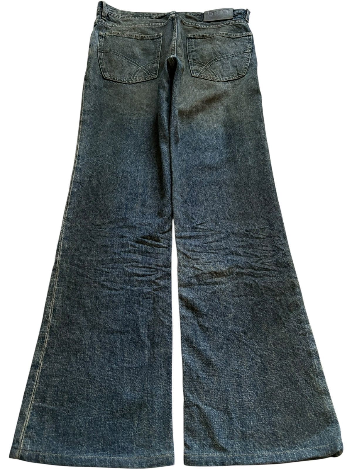 Japanese Brand × Tornado Mart Vintage Japanese Brand Rusty Mud Wash Bootcut Flare Jeans Size US 30 / EU 46 - 2 Thumbnail
