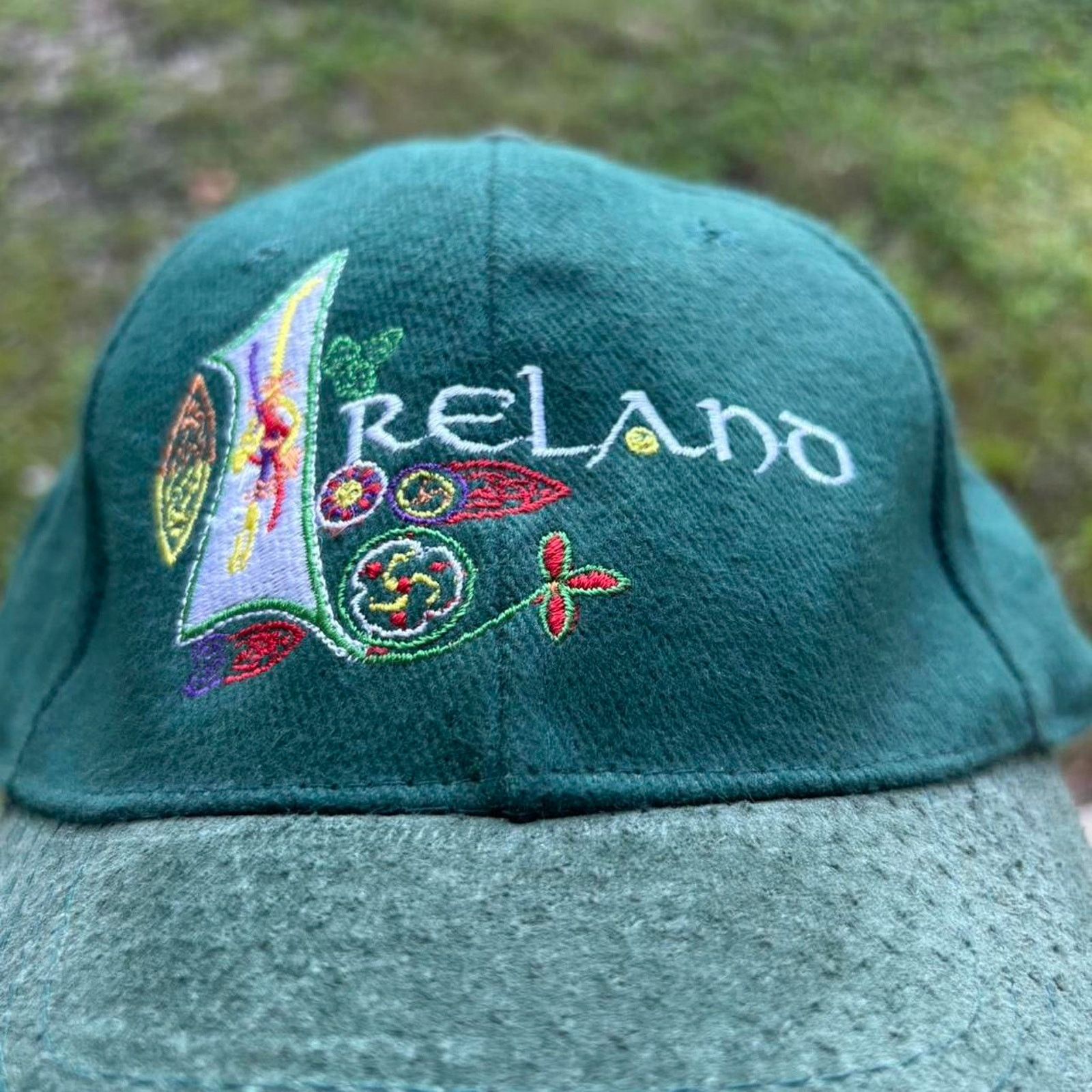 American Retro × Vintage Vintage 90s Ireland Embroidered Hat Size ONE SIZE - 2 Thumbnail