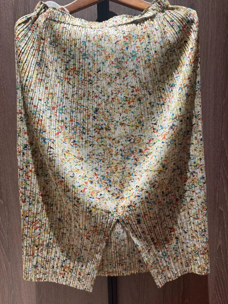 Issey Miyake Issey Miyake size:3 Polka dot pleated skirt Size 42" / US 20 - 2 Thumbnail