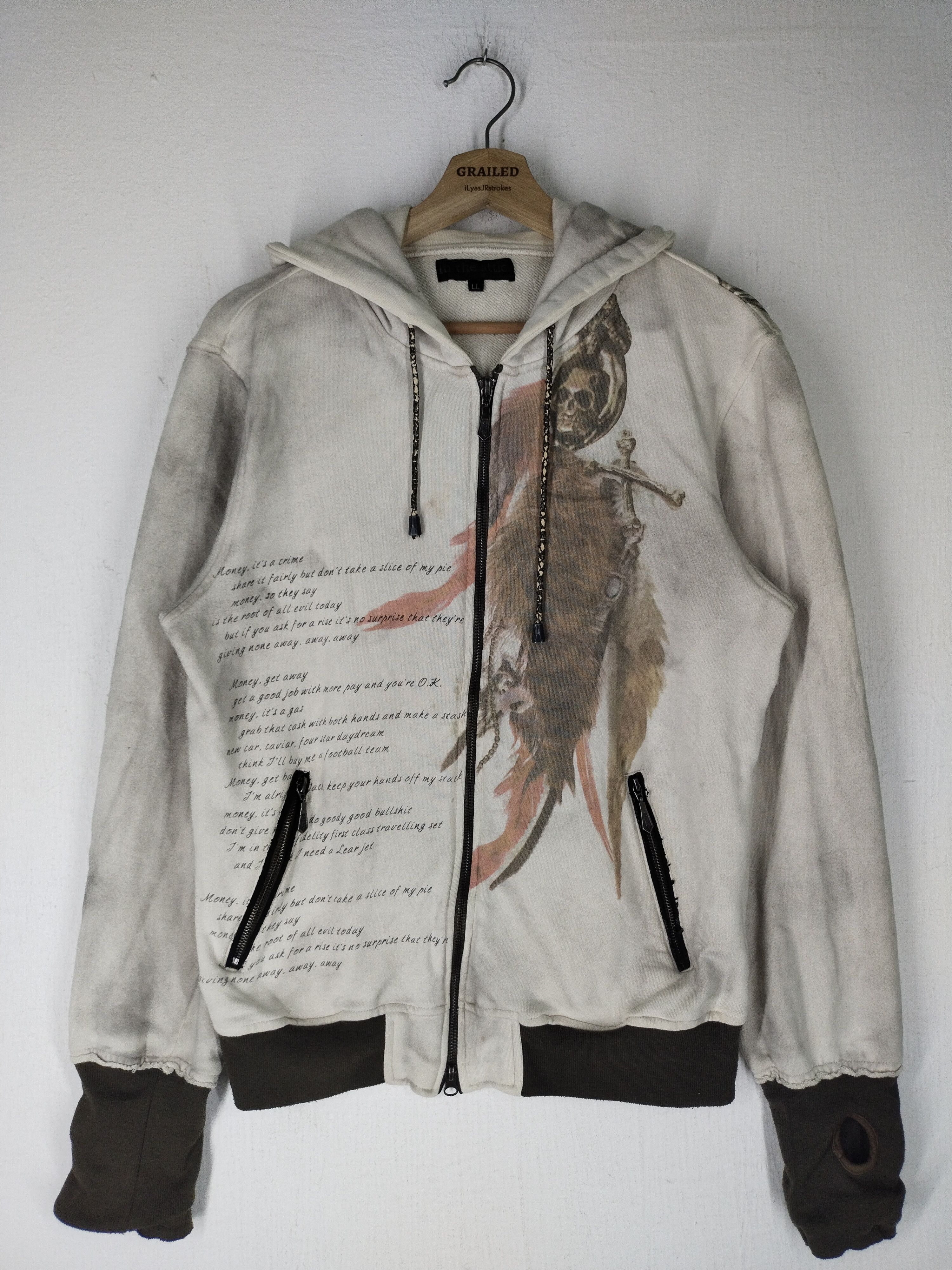 In The Attic Vtg In The Attic Skulls Design Hoodie Size US M / EU 48-50 / 2 - 2 Thumbnail