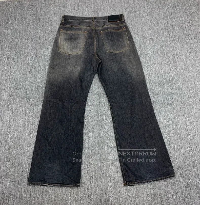 Acne Studios Acne Studios Black Graffiti Washed Vintage Wide-Leg Denim Size US 32 / EU 48 - 2 Thumbnail