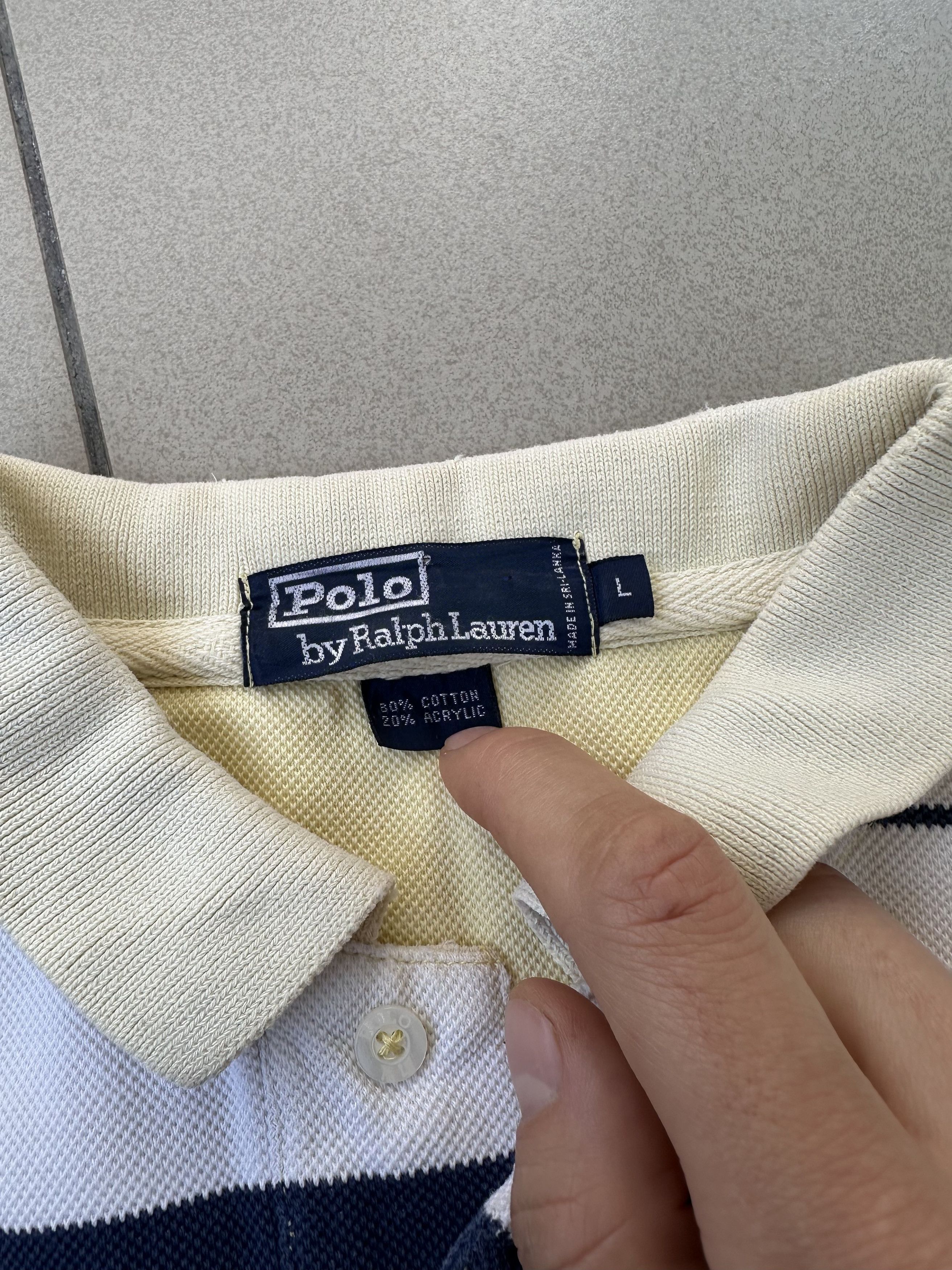 Ralph Lauren × Vintage Vintage Ralph Lauren rugby sweatshirt polo usa Size US L / EU 52-54 / 3 - 5 Thumbnail