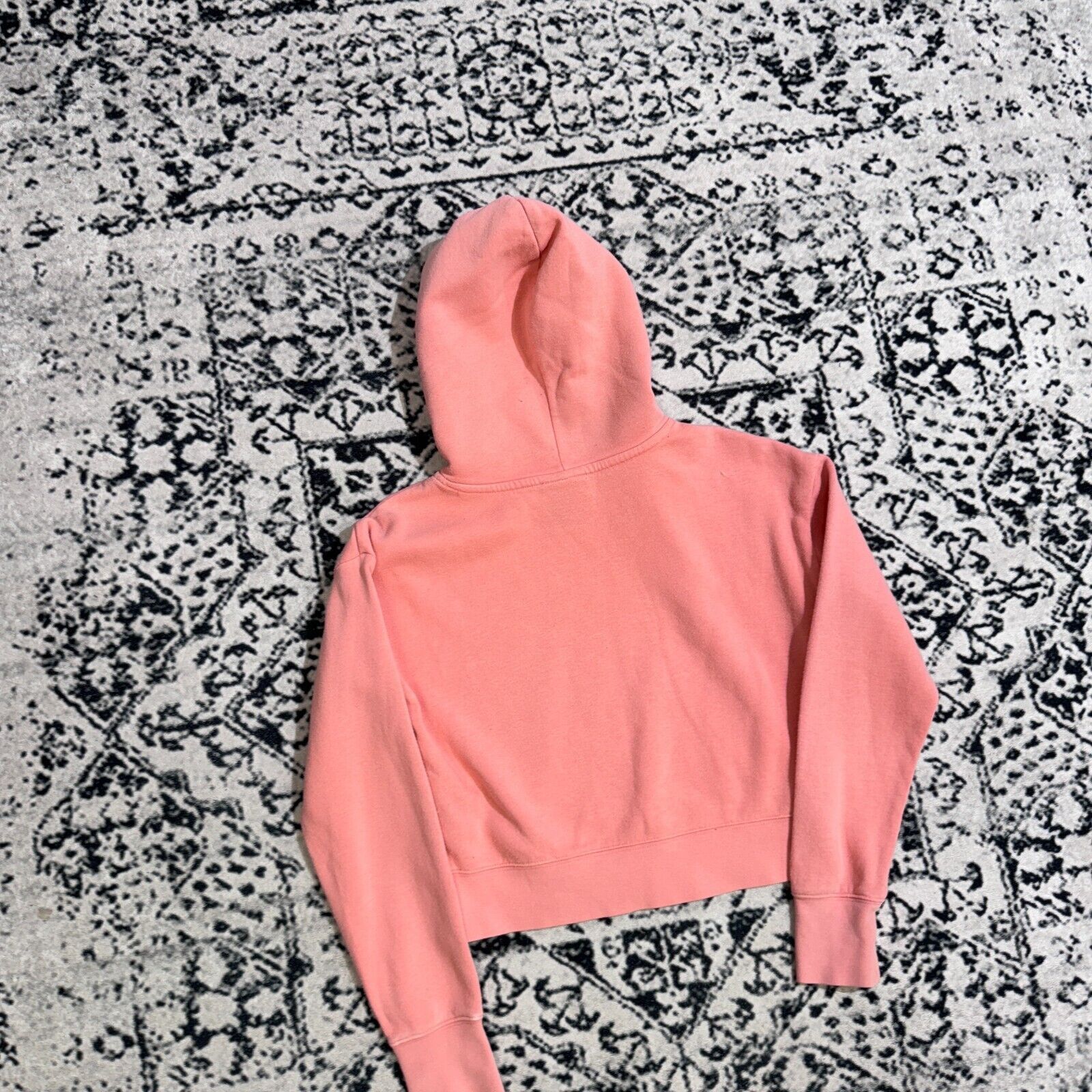 Nike × Vintage Vintage Nike Peach Cotton Hoodie Size S 90s Centre Swoosh Size US S / EU 44-46 / 1 - 10 Thumbnail