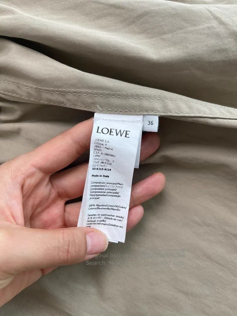 Loewe Loewe FW22 Chest Pocket Hooded Zip-Up Drawstring Waist Jac Size XS / US 0-2 / IT 36-38 - 5 Thumbnail
