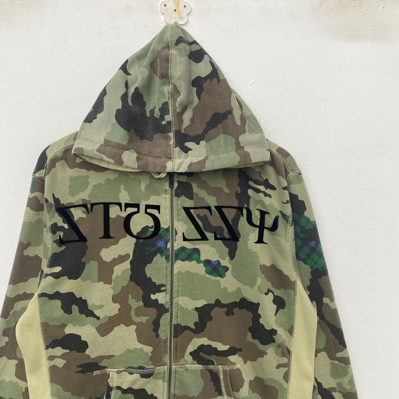 Stussy × Vintage VINTAGE STUSSY GREEK ALPHABET HOODIE LARGE Size US L / EU 52-54 / 3 - 3 Thumbnail