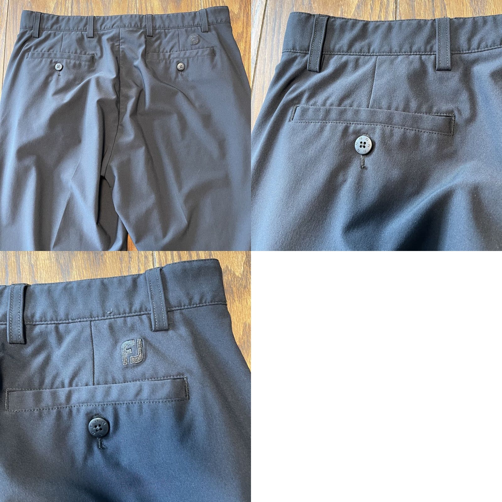 Footjoy FootJoy Pants Mens 34x32 Black Straight Leg Stretch Golf Size US 34 / EU 50 - 9 Thumbnail