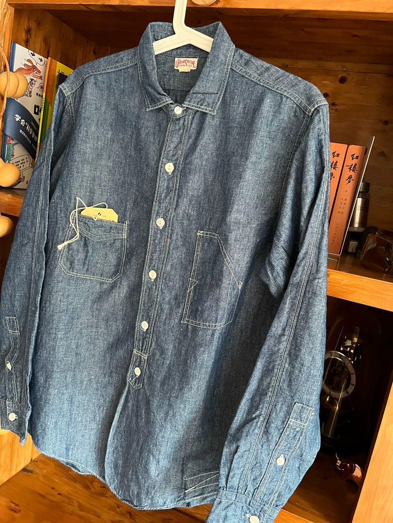 Freewheelers Freewheelers size 16 Long-sleeved workwear shirt Size US M / EU 48-50 / 2 - 3 Thumbnail