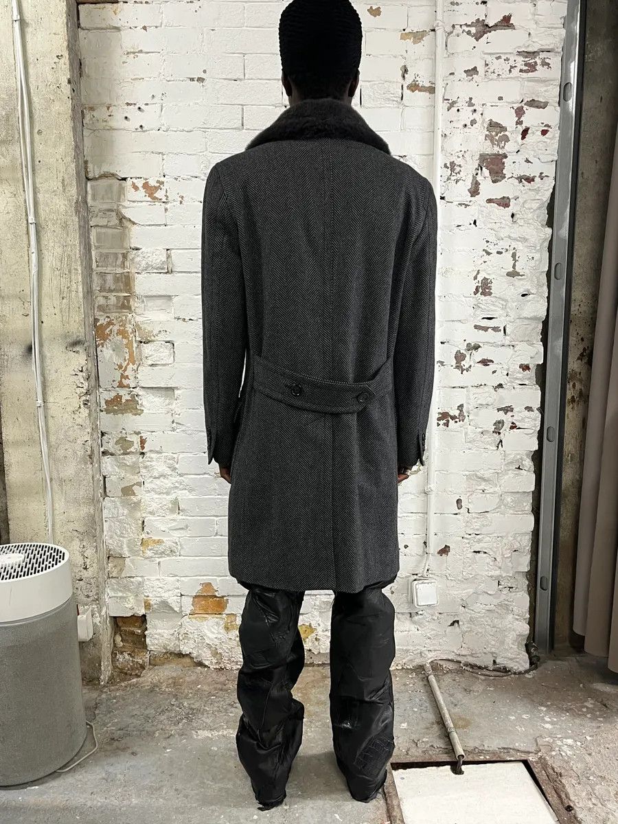Dolce & Gabbana AW2006 Dolce & Gabbana Grey Wool Premium Fur Collar Royal Coat Size US M / EU 48-50 / 2 - 6 Thumbnail