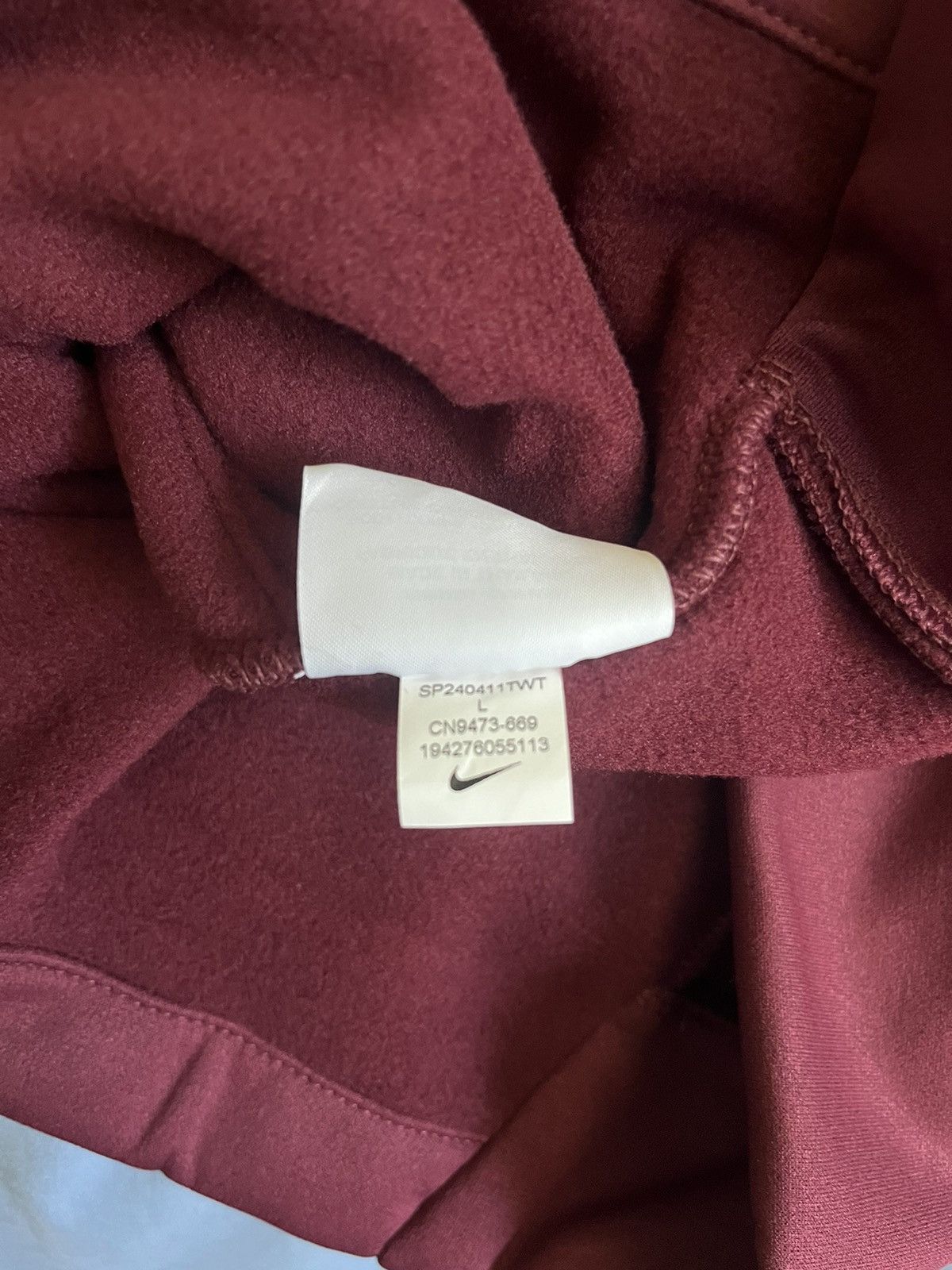 Nike × Nike ACG Nike Maroon Therma-fit Hoodie Size US L / EU 52-54 / 3 - 10 Thumbnail