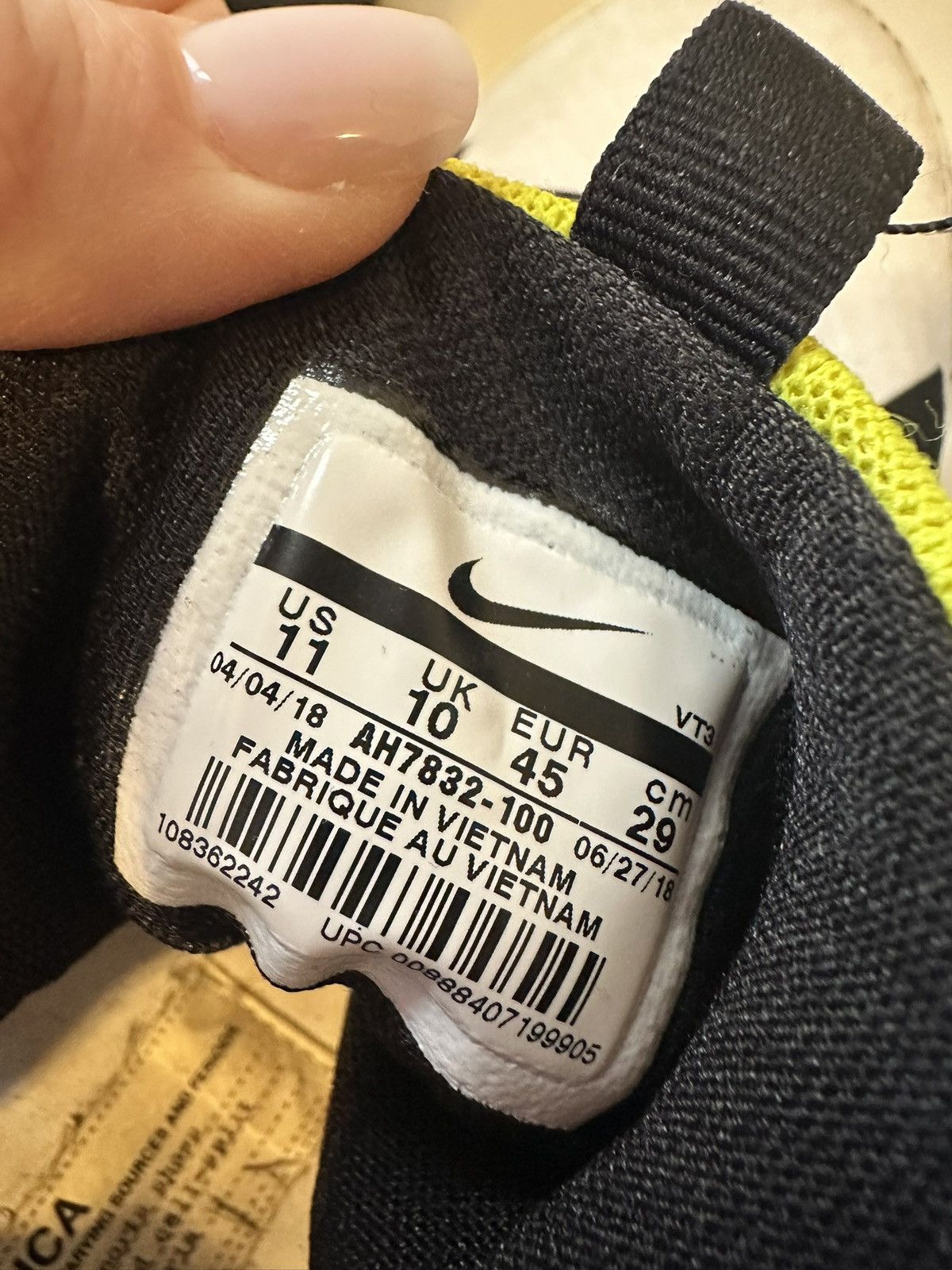 Acronym × Nike Nike x Acronym Air Presto Mid Dynamic Yellow Size US 11 / EU 44 - 8 Thumbnail