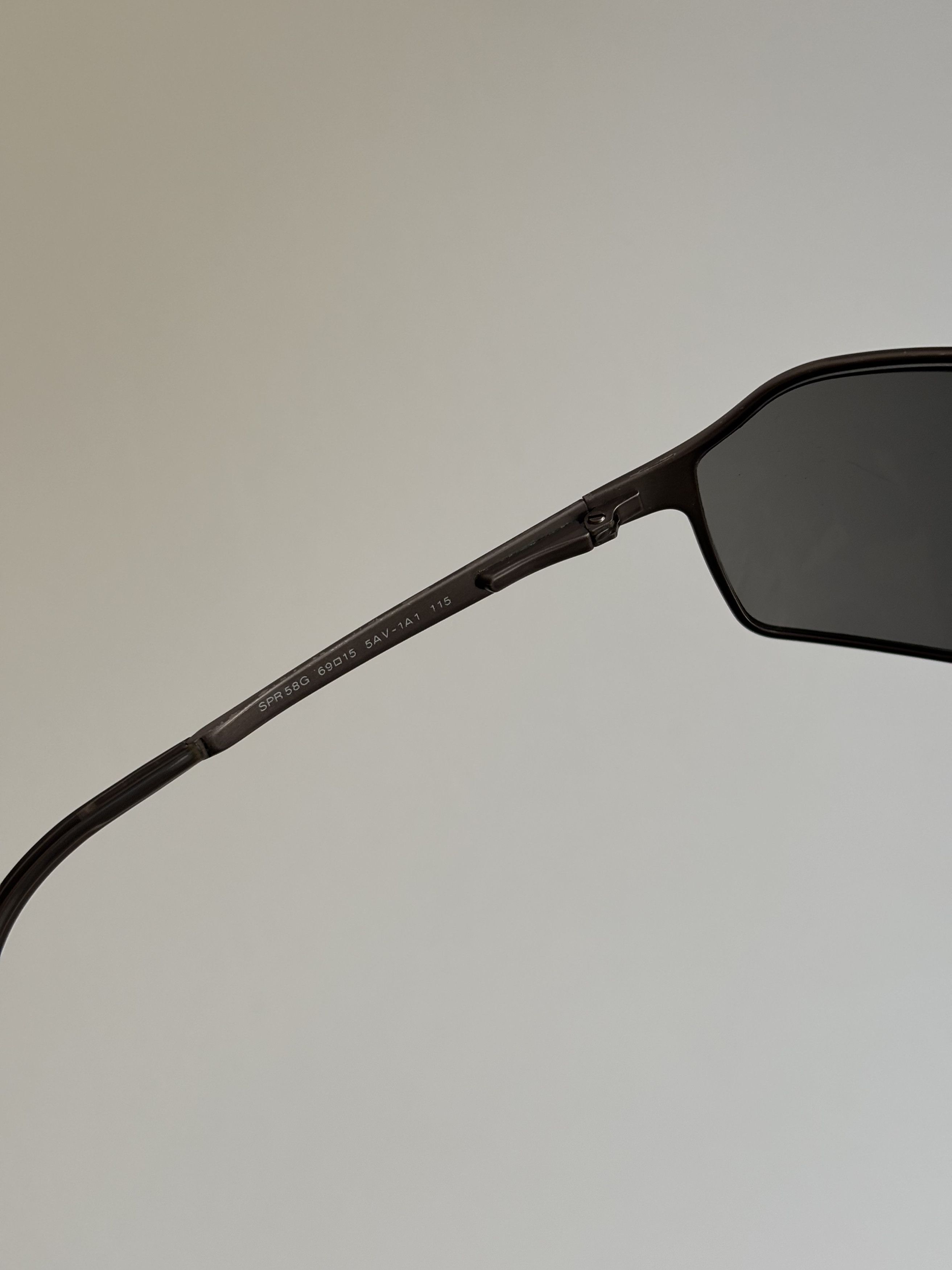 Prada PRADA Sunglasses Rectangle Wrap Shield Symbole RI926 Size ONE SIZE - 9 Thumbnail
