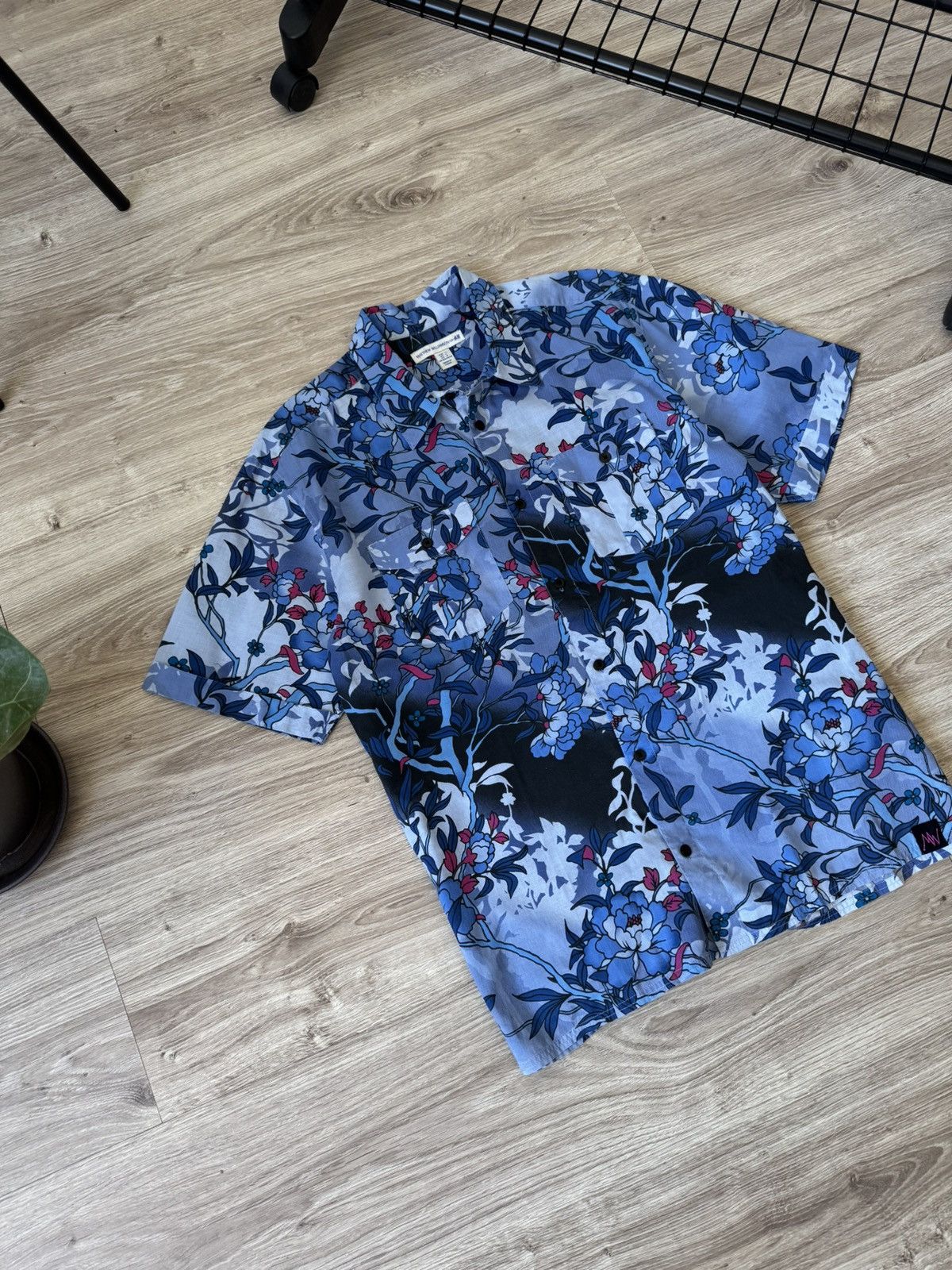 Designer H&M x Matthew Williamson Hawaiian Floral Print Shirt Size US L / EU 52-54 / 3 - 2 Thumbnail