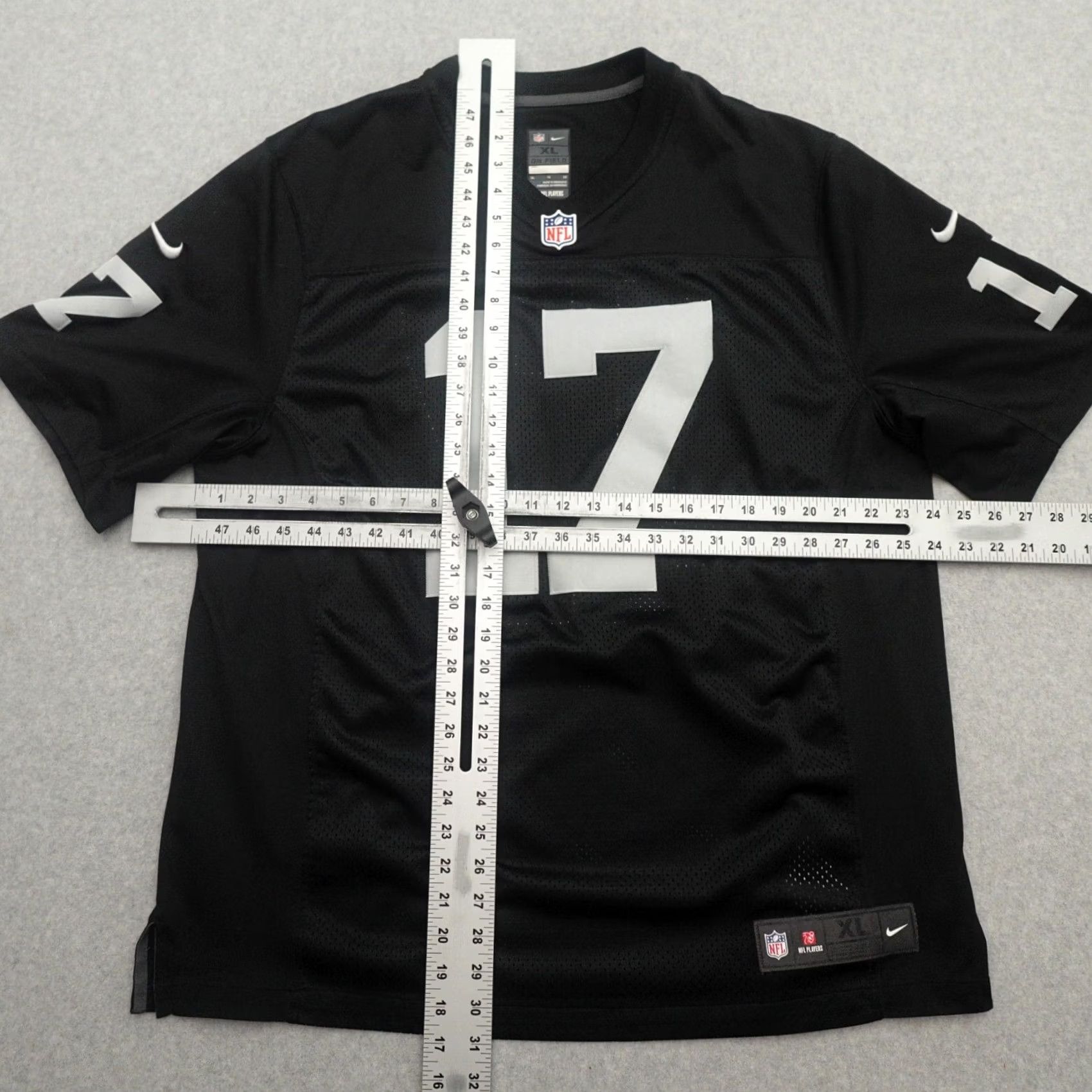 Nike NIKE NFL Oakland Raiders XL (24X31) American Football Shirt Jersey Men XS? (Original) Size US XL / EU 56 / 4 - 3 Thumbnail