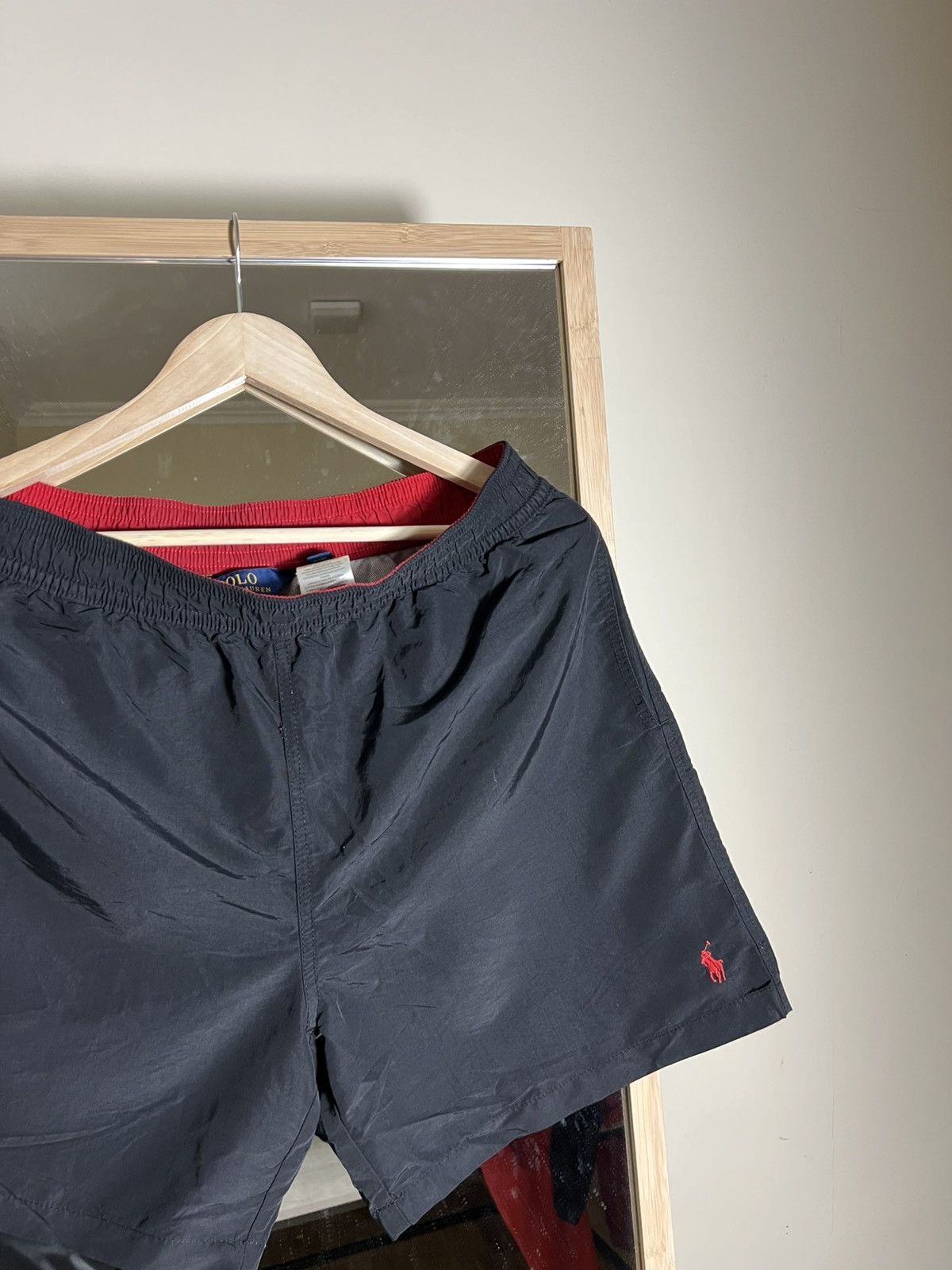 Polo Ralph Lauren POLO Ralph Lauren Classic Black Swim Shorts with Red Pony Size US 34 / EU 50 - 3 Thumbnail