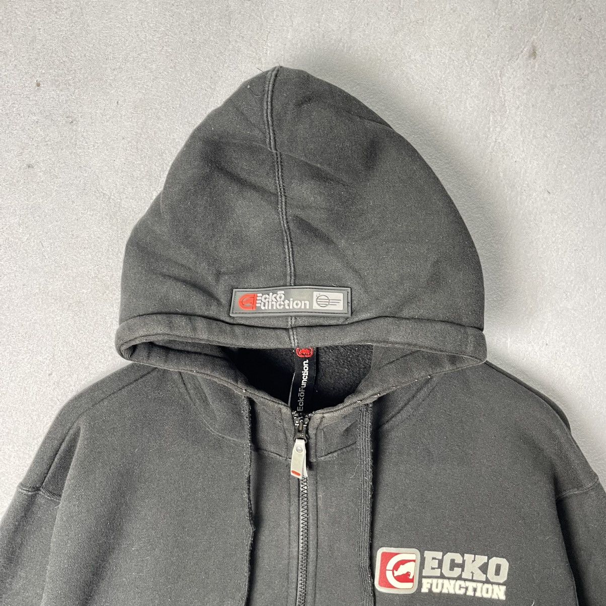 Ecko Unltd. Vintage Ecko Function Big Logo Zip Hoodie Black Y2K Size US M / EU 48-50 / 2 - 2 Thumbnail