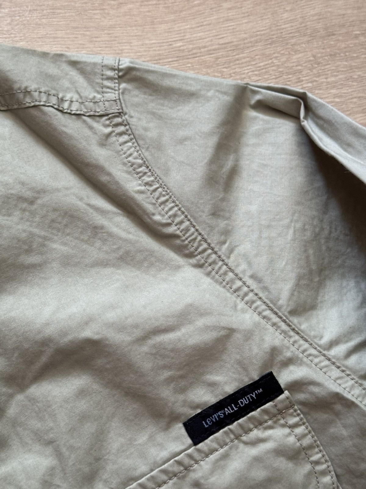 Levi's Vintage 00’s Levi’s All Duty y2k Full Zip Shirt Size US XL / EU 56 / 4 - 3 Thumbnail