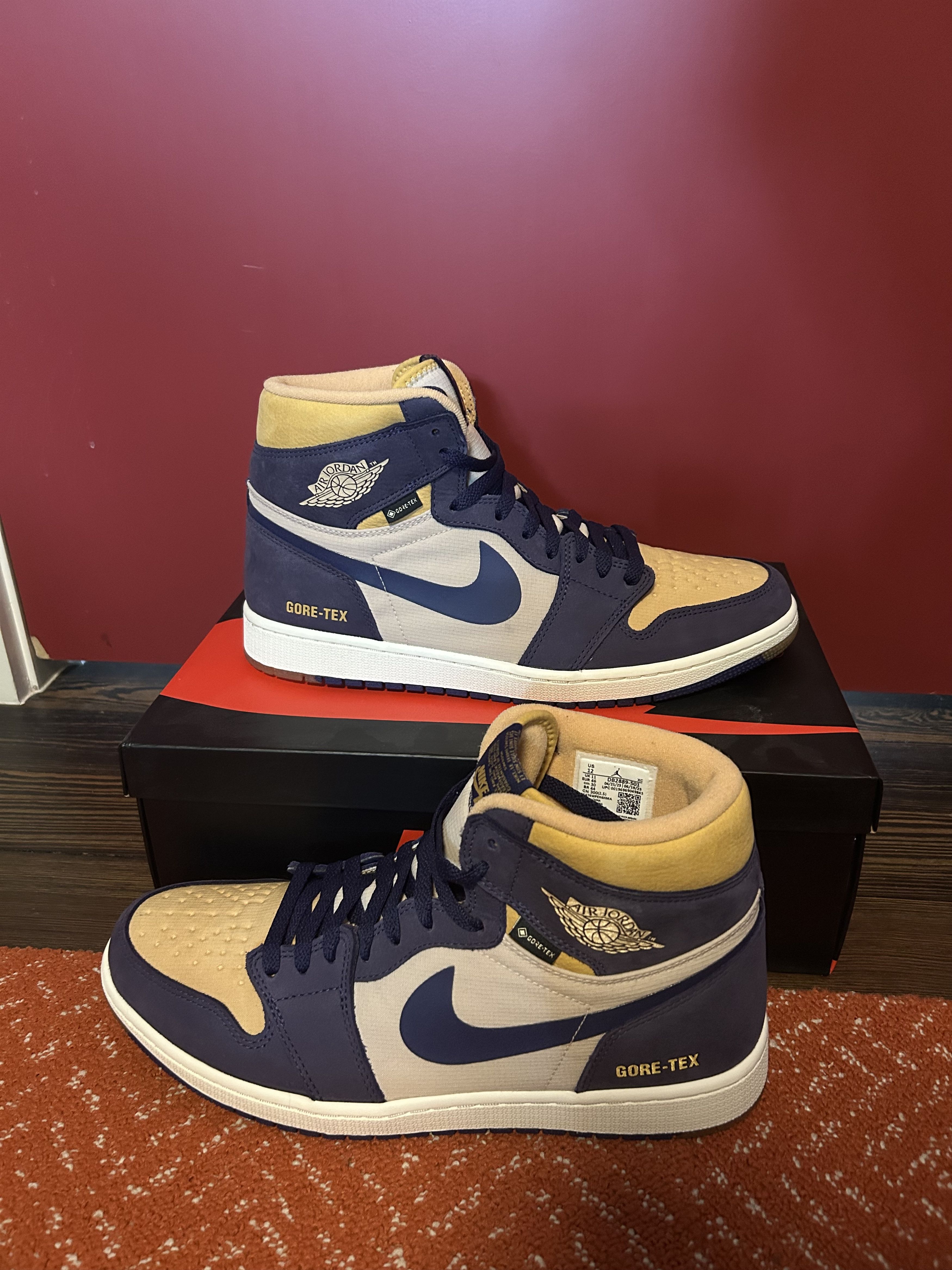 Jordan Brand Jordan 1 high gore Tex sky j purple Size US 12 / EU 45 - 1 Thumbnail