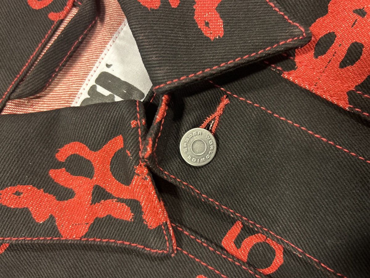 Sp5der Sp5der Sex AOP Denim Jacket Size US XS / EU 42 / 0 - 2 Thumbnail