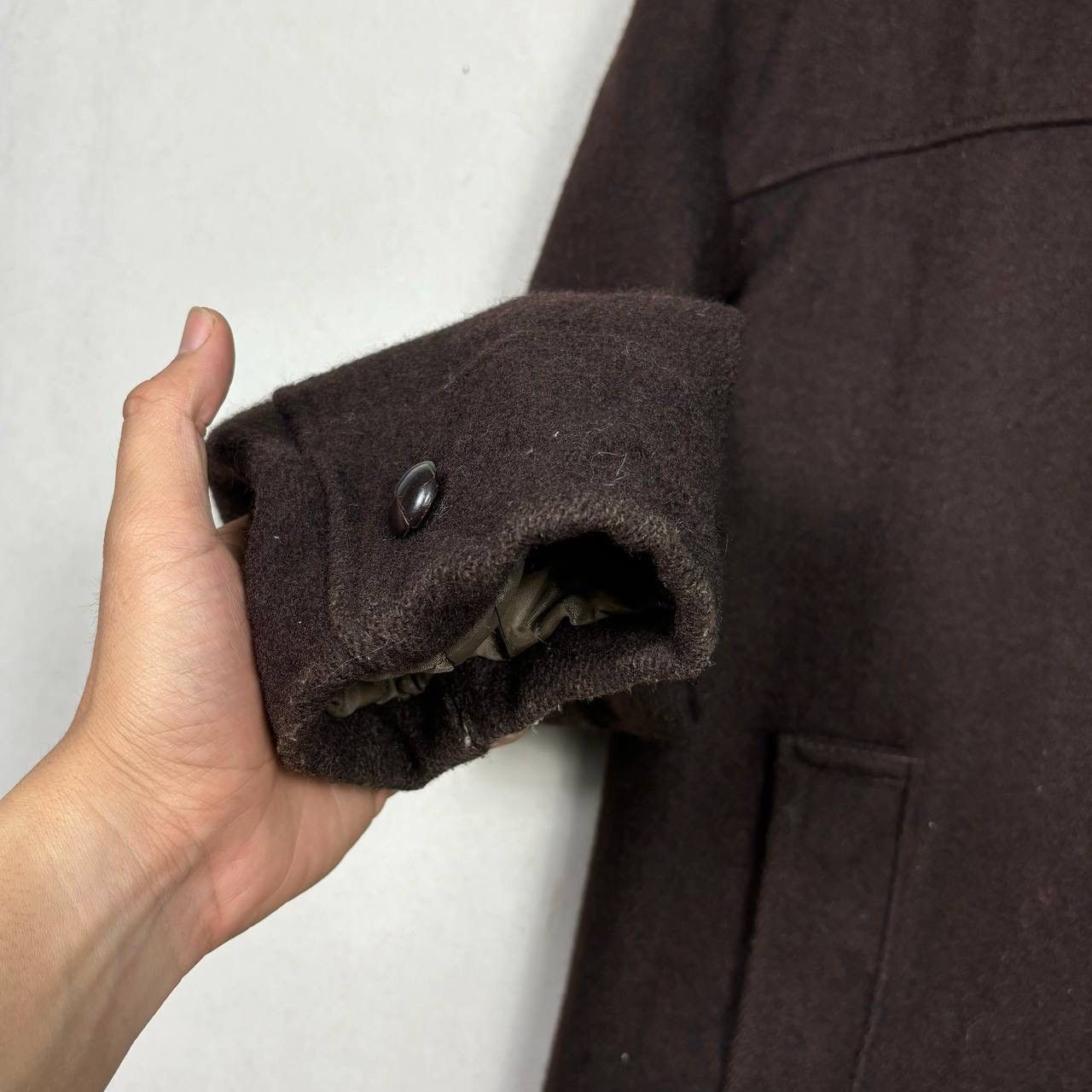 Schott Vtg Schott NYC Wool Rancher Jacket Sherpa Lined Brown 40 Size US M / EU 48-50 / 2 - 8 Thumbnail