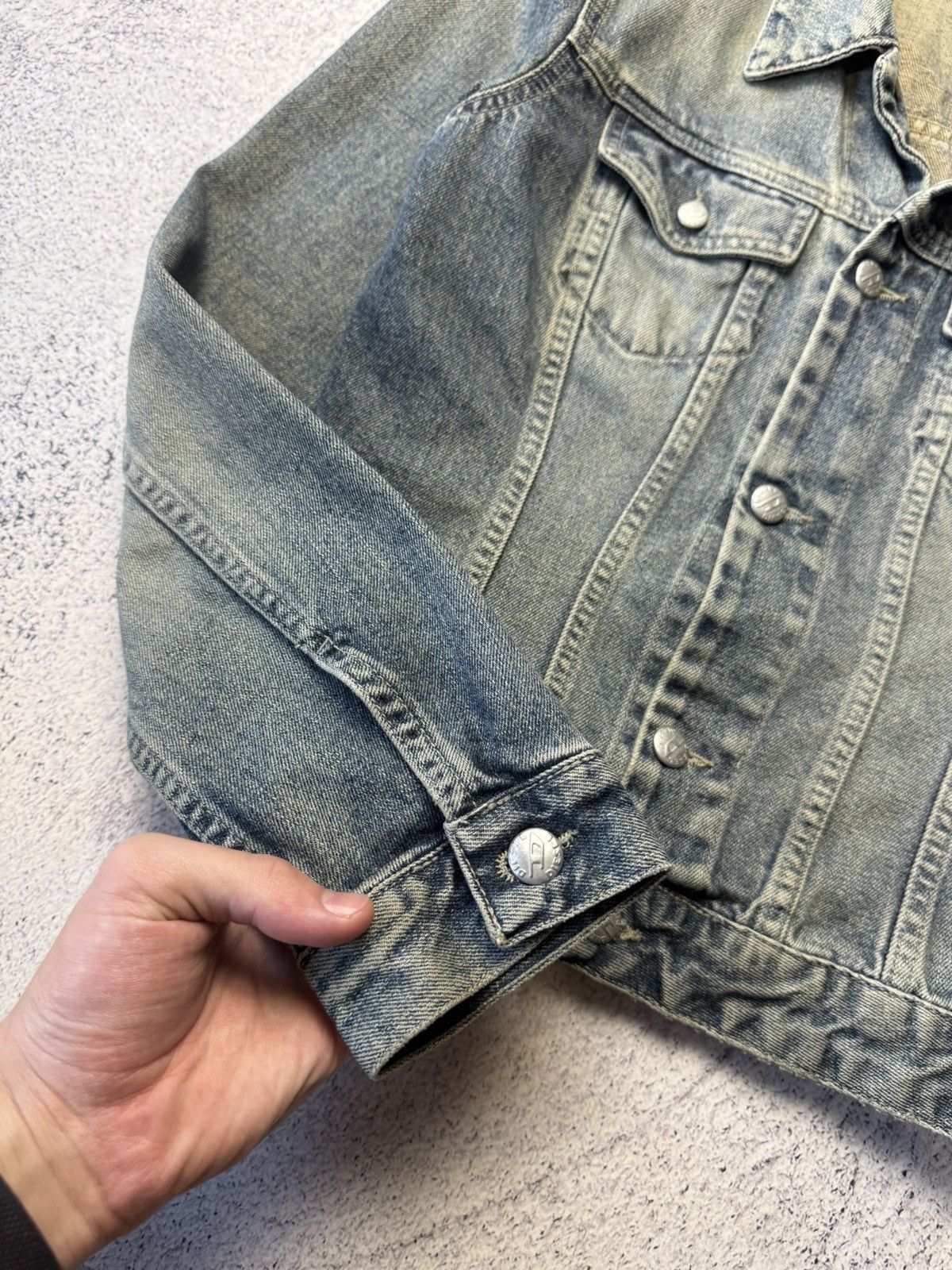 Diesel Vintage Women’s Diesel Denim Jacket Y2K Fabed Size M / US 6-8 / IT 42-44 - 13 Thumbnail