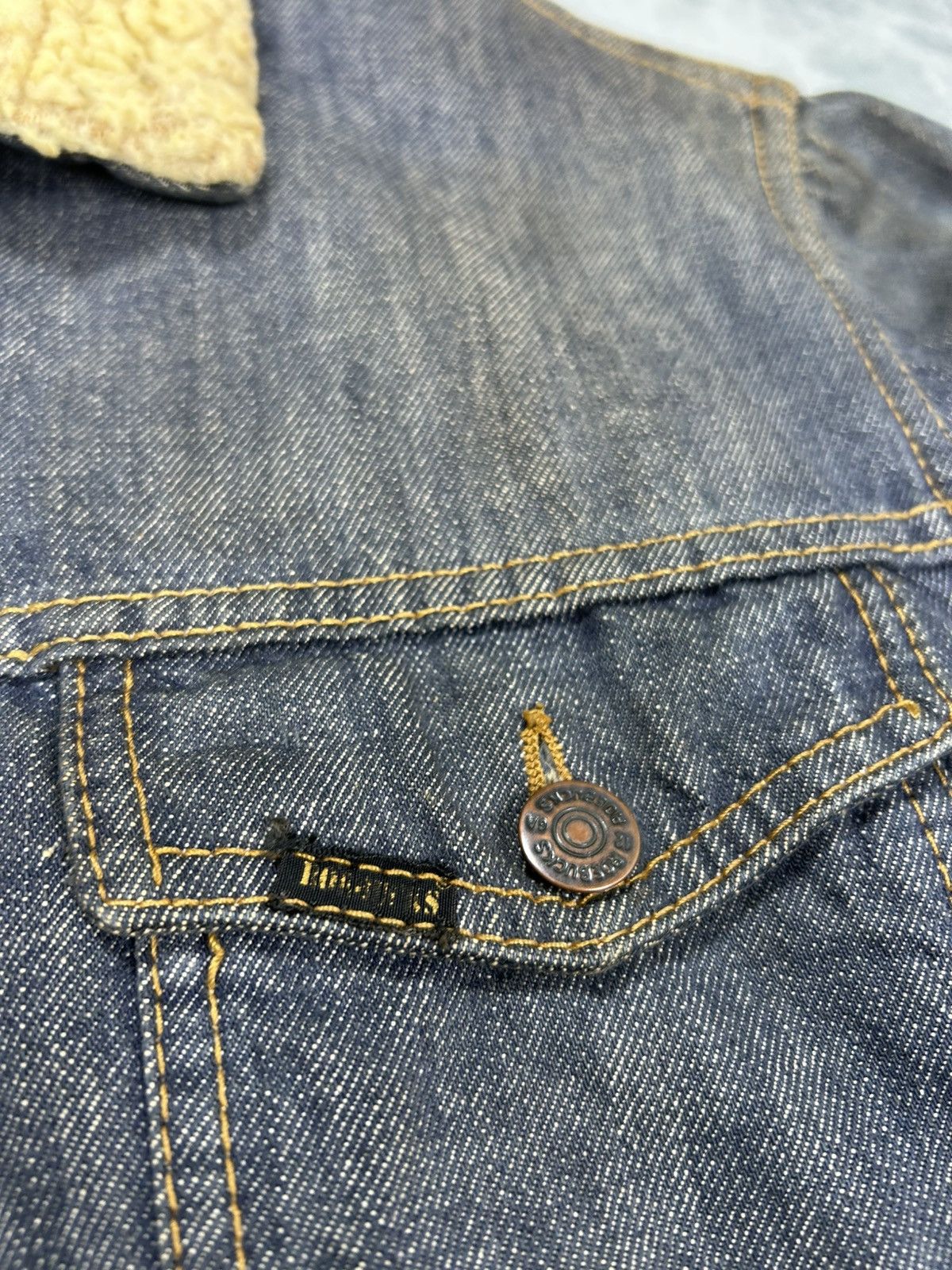 Sears Vintage 60’s Sears Roebuck Denim Sherpa Lined Ranch Jacket Size US M / EU 48-50 / 2 - 7 Thumbnail