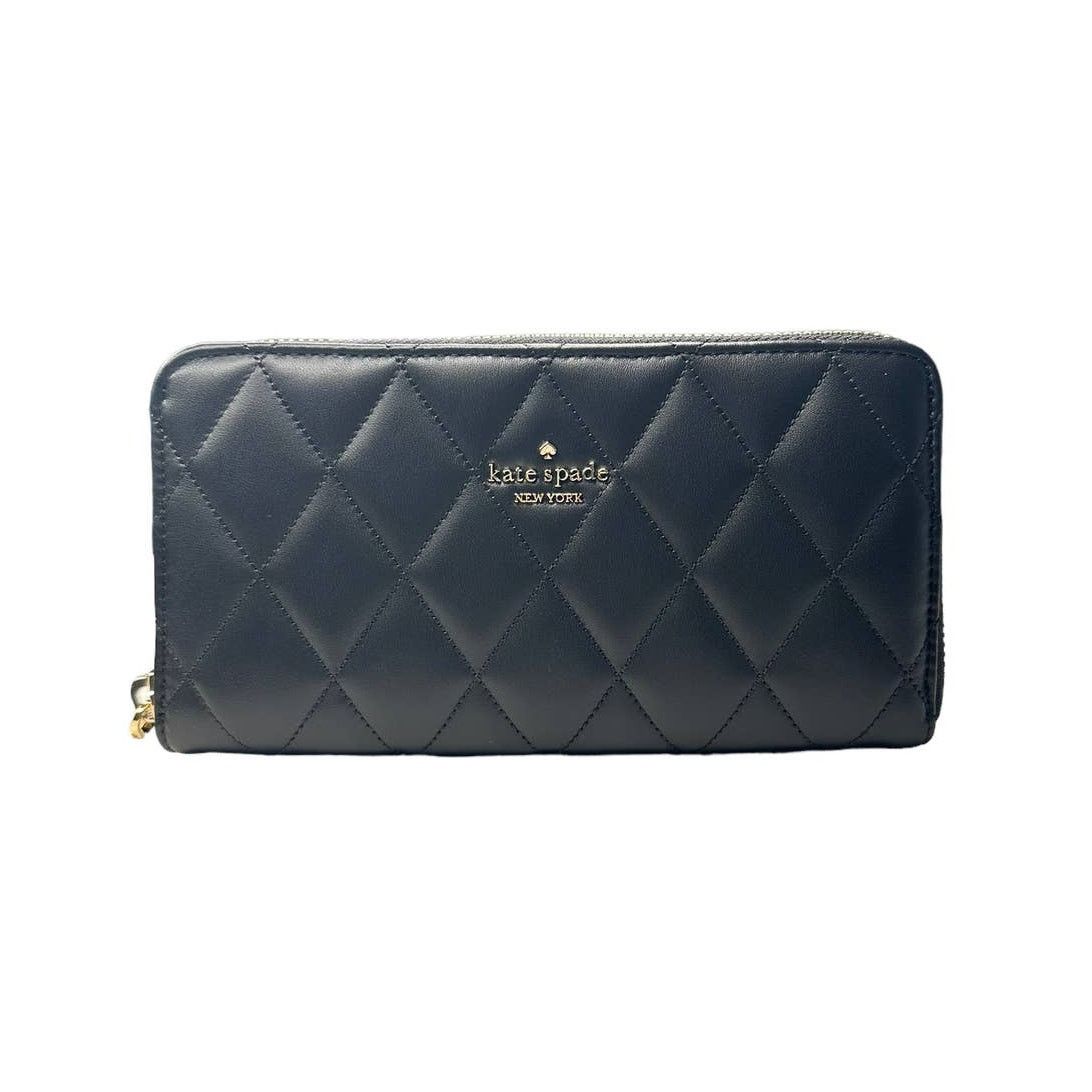 Kate Spade Carey quilted leather Black Continental Wallet