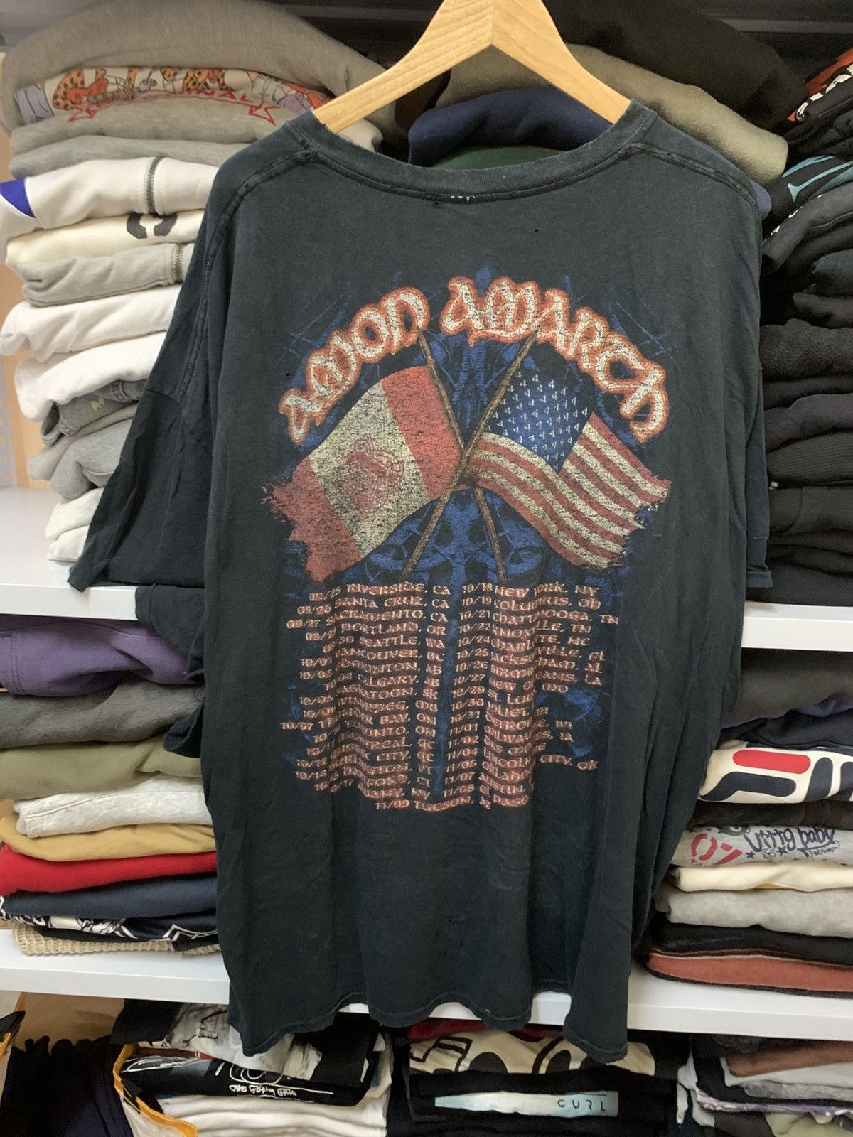 Band Tees Thrash Vintage Amon Amarth Band Tour T Shirt Size US XXL / EU 58 / 5 - 8 Thumbnail