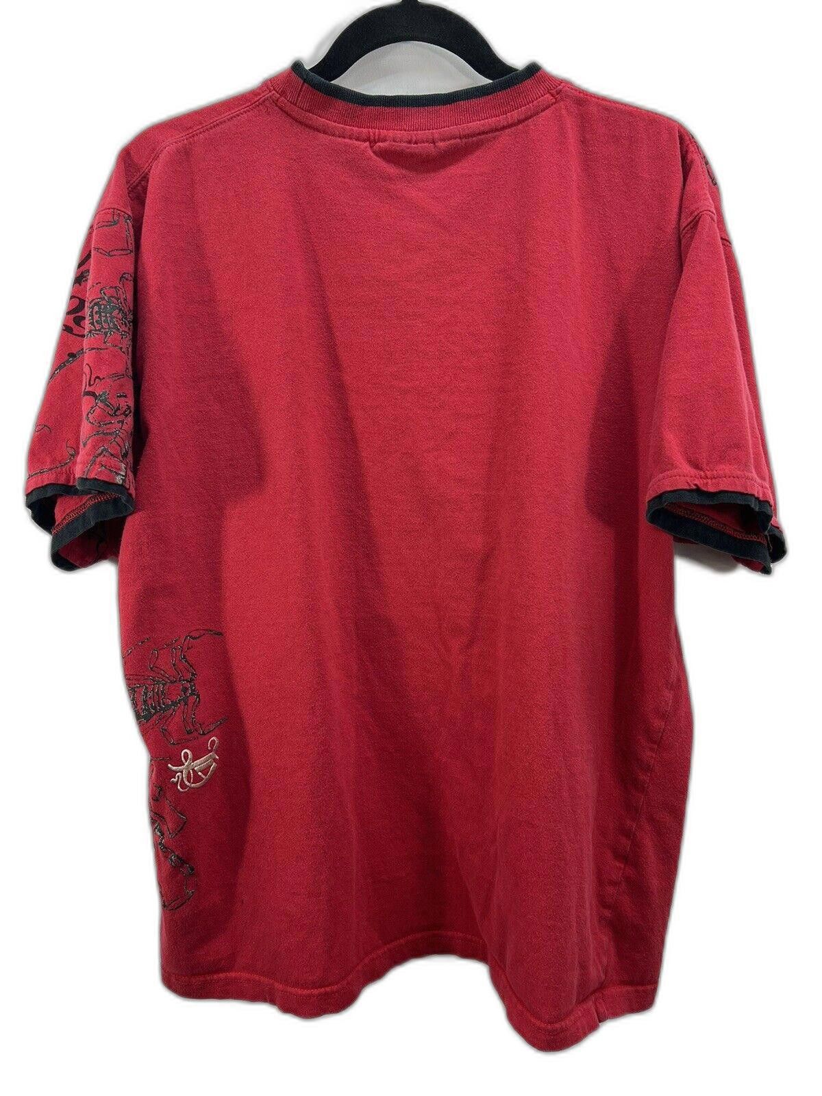 Designer Rare Paco jeans- Scorpion Red T Shirt Adult Medium, #TG Size US M / EU 48-50 / 2 - 5 Thumbnail