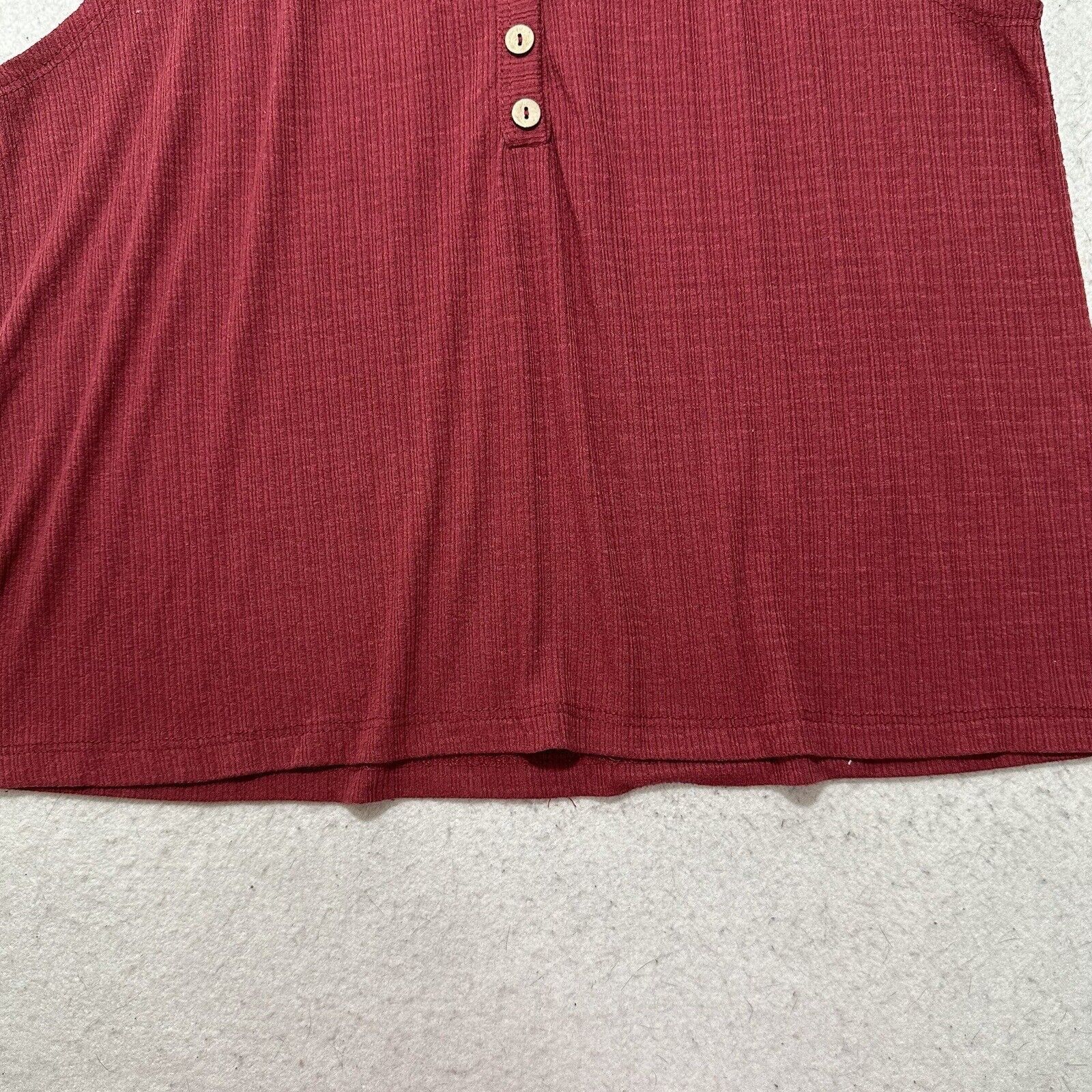 Other Tiny Willow M/L Halter V-Neck Tank Top Maroon Red Blouse Size L / US 10 / IT 46 - 6 Thumbnail