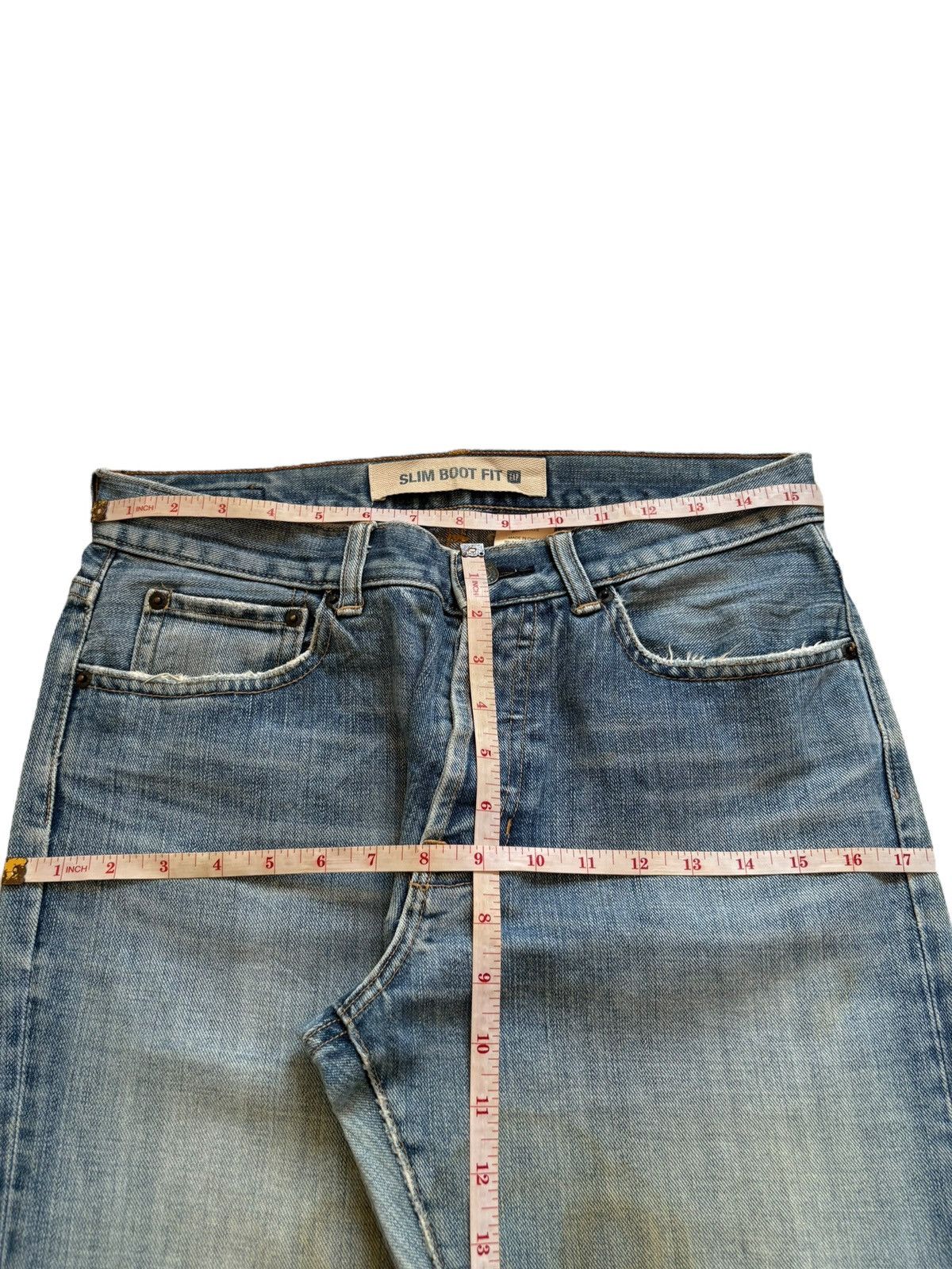 Gap Vintage Gap Faded Mud Wash Bootcut Jeans Size US 31 - 11 Thumbnail