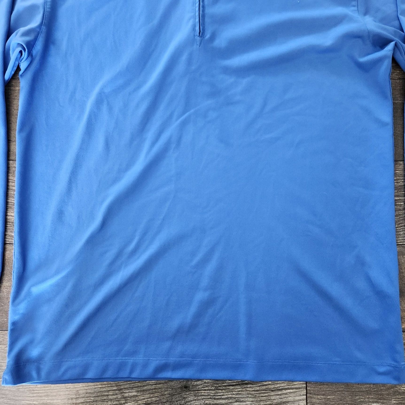 Nike VINTAGE Nike Tiger Woods 1/4 Zip Pullover Mens Large Blue Collared Performance Size US L / EU 52-54 / 3 - 3 Thumbnail