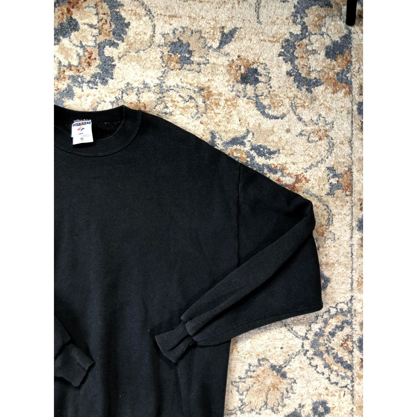 Jerzees VINTAGE Jerzees Sweatshirt Mens XL Black Crewneck Blank Made USA 90s Size US XL / EU 56 / 4 - 4 Thumbnail