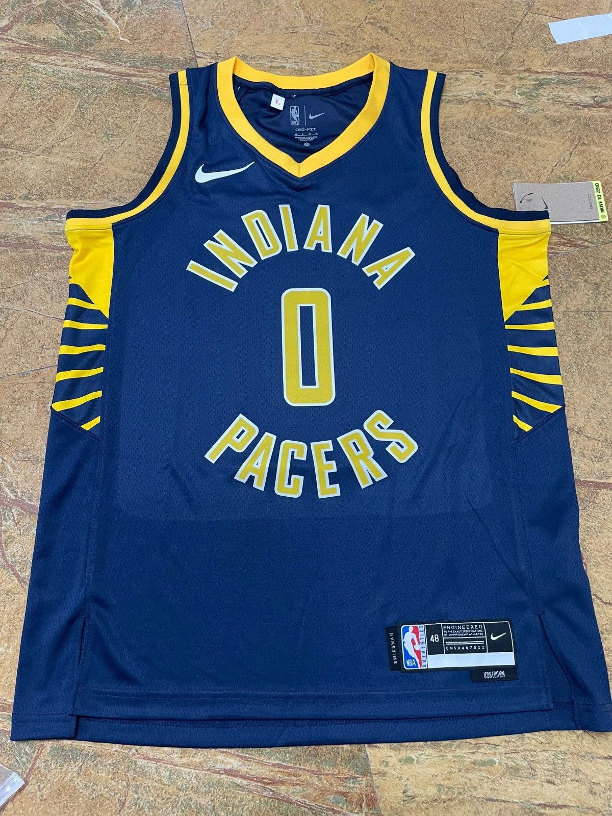 New Tyrese Haliburton #0 Indiana Pacers Jersey ICON edition
