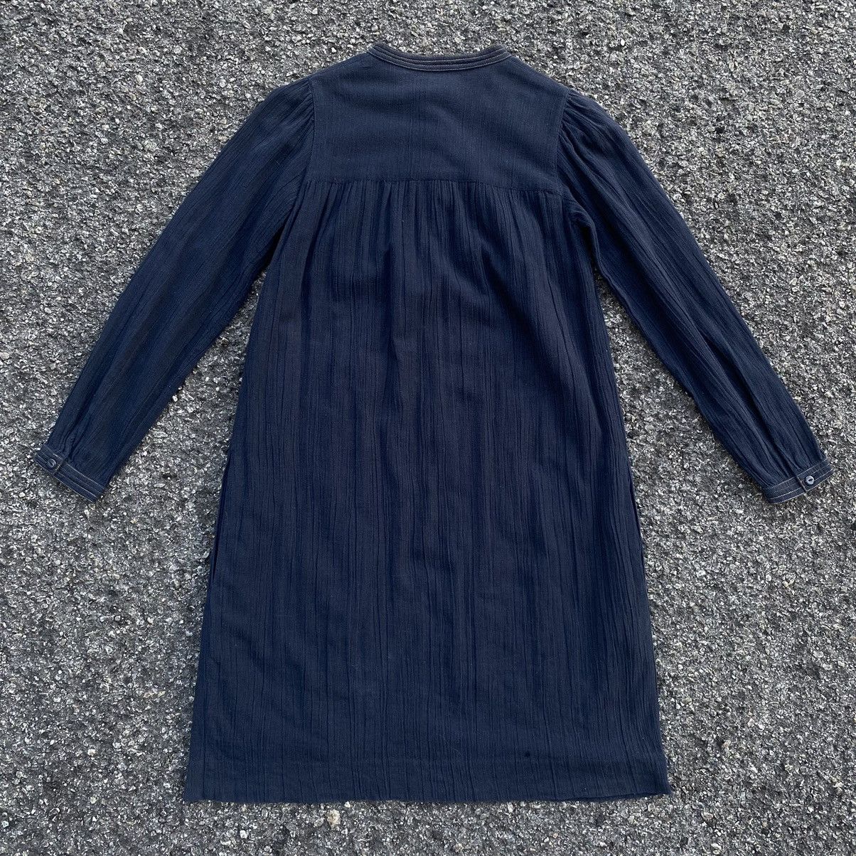 APC Vintage Dark Blue Midi Dress