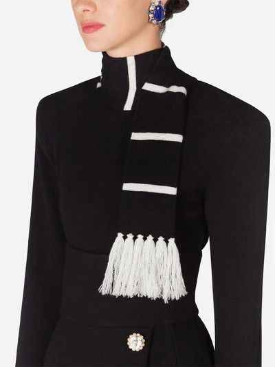 Dolce & Gabbana o1y0925 Cashmere Blend Sweater in Black Size L / US 10 / IT 46 - 2 Thumbnail