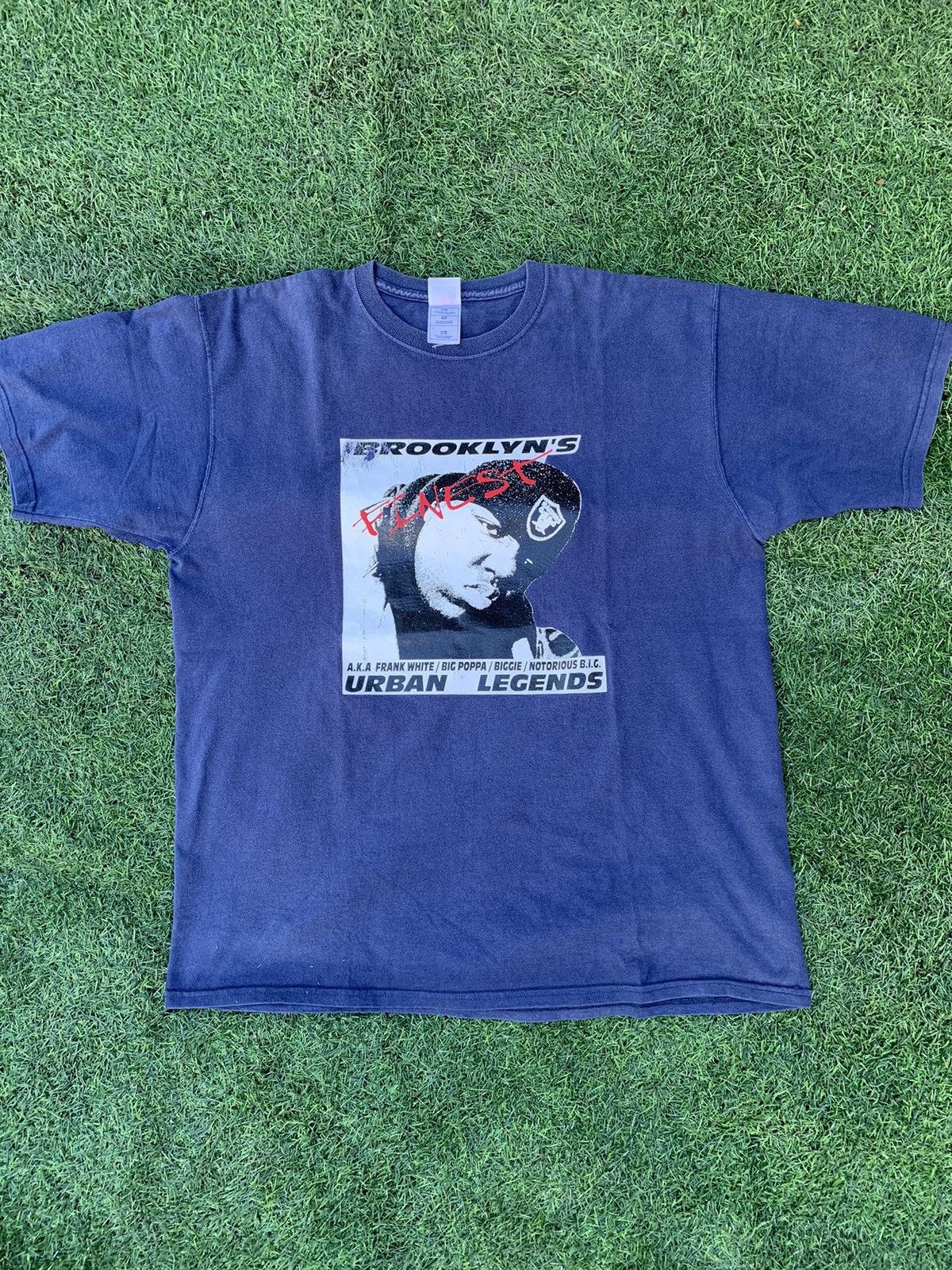 image of Vintage 90's Biggie Portrait in Vintage Violet, Men's (Size XL)