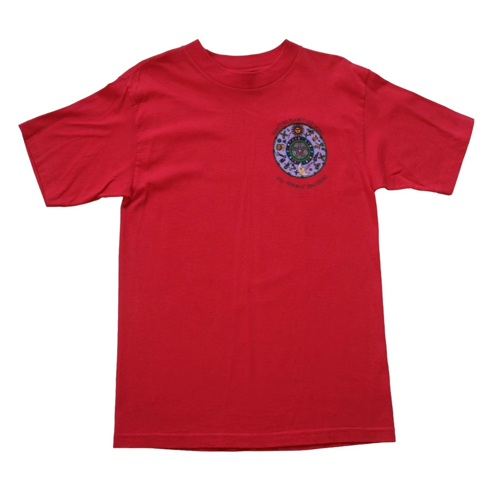 Vintage VINTAGE 90s Newport T-Shirt California Red MD Mens Short Sleeve Crew Neck 1990s Graphic Cotton USA Made Size US M / EU 48-50 / 2 - 3 Thumbnail
