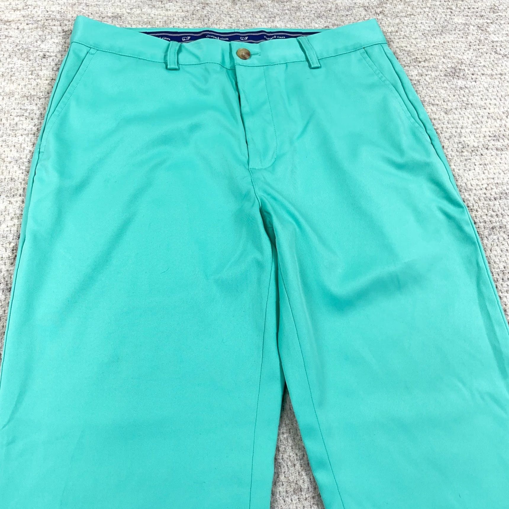 Vineyard Vines Vineyard Vines Pants Men 34 Blue Chino Regular Flat Front 5-Pocket Preppy Size US 34 / EU 50 - 5 Thumbnail