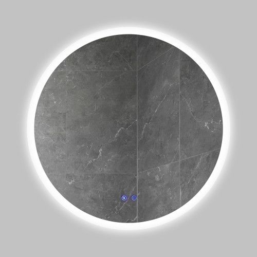 Designer × Homemade 32 x 32 Inch Round Frameless LED Illuminated Bathroom Mirror Size US L / EU 52-54 / 3 - 1 Thumbnail