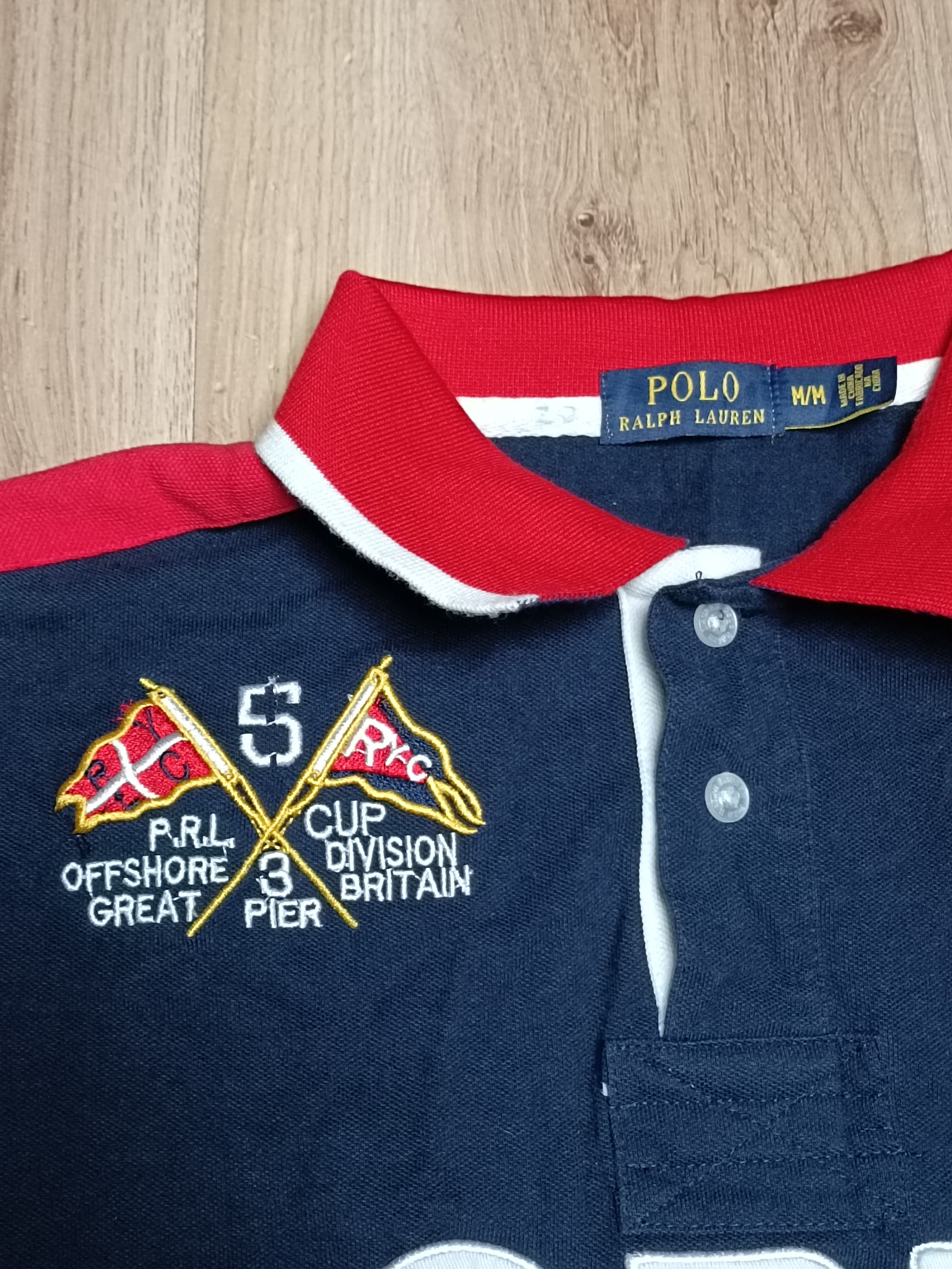 Band Tees × Polo Ralph Lauren × Vintage Polo Ralph Lauren Great Britain vintage t shirt y2k Size US M / EU 48-50 / 2 - 3 Thumbnail