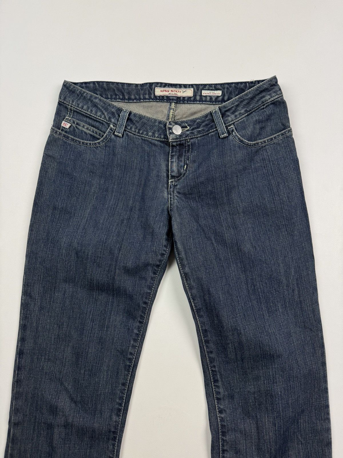 Miss Sixty Y2K Miss Sixty Extra Low TY Flared Leg Women’s Jeans Size 31" - 4 Thumbnail
