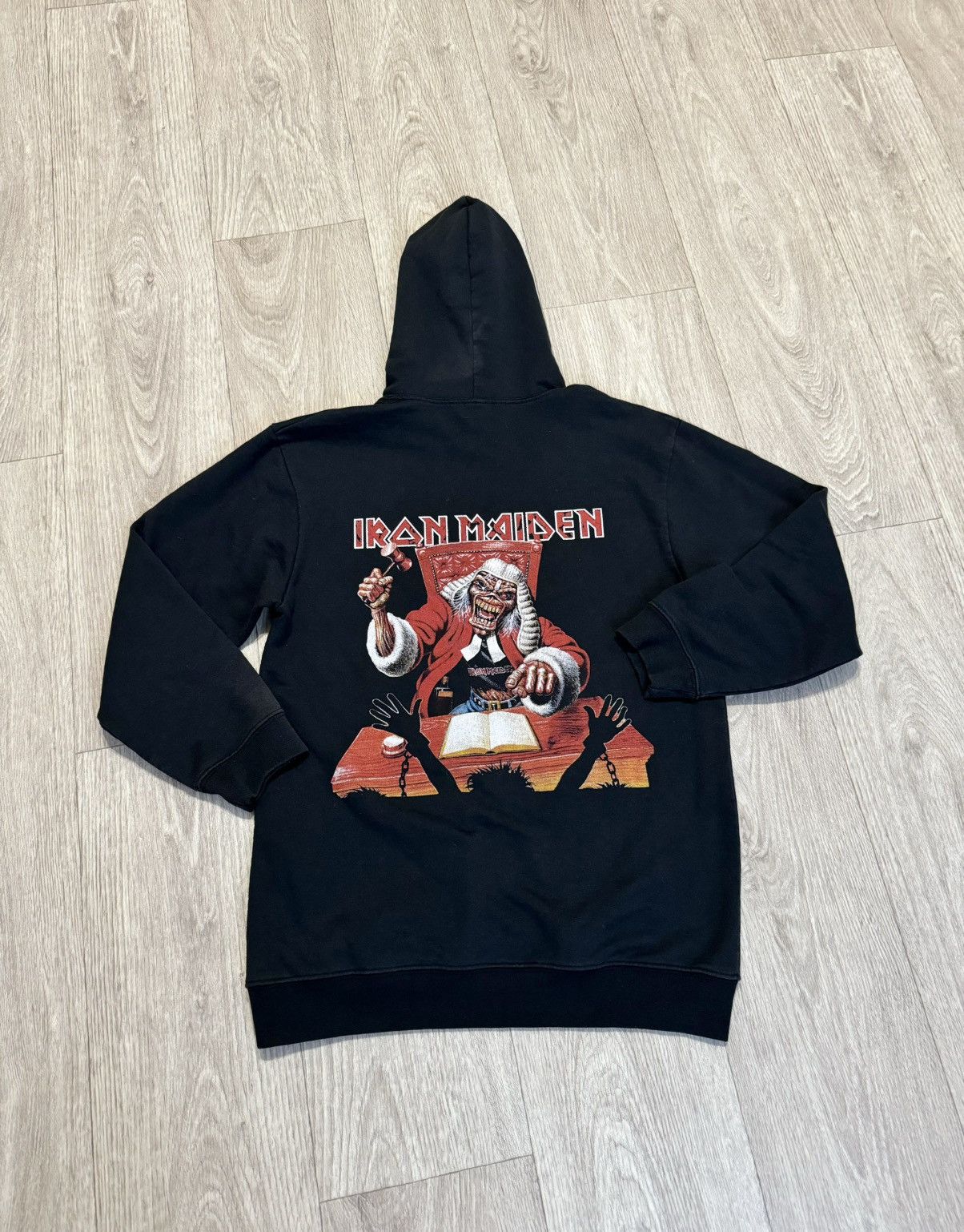Band Tees × Iron Maiden × Vintage 🔷Vintage Iron Maiden Hoodie🔷 Size US M / EU 48-50 / 2 - 5 Thumbnail