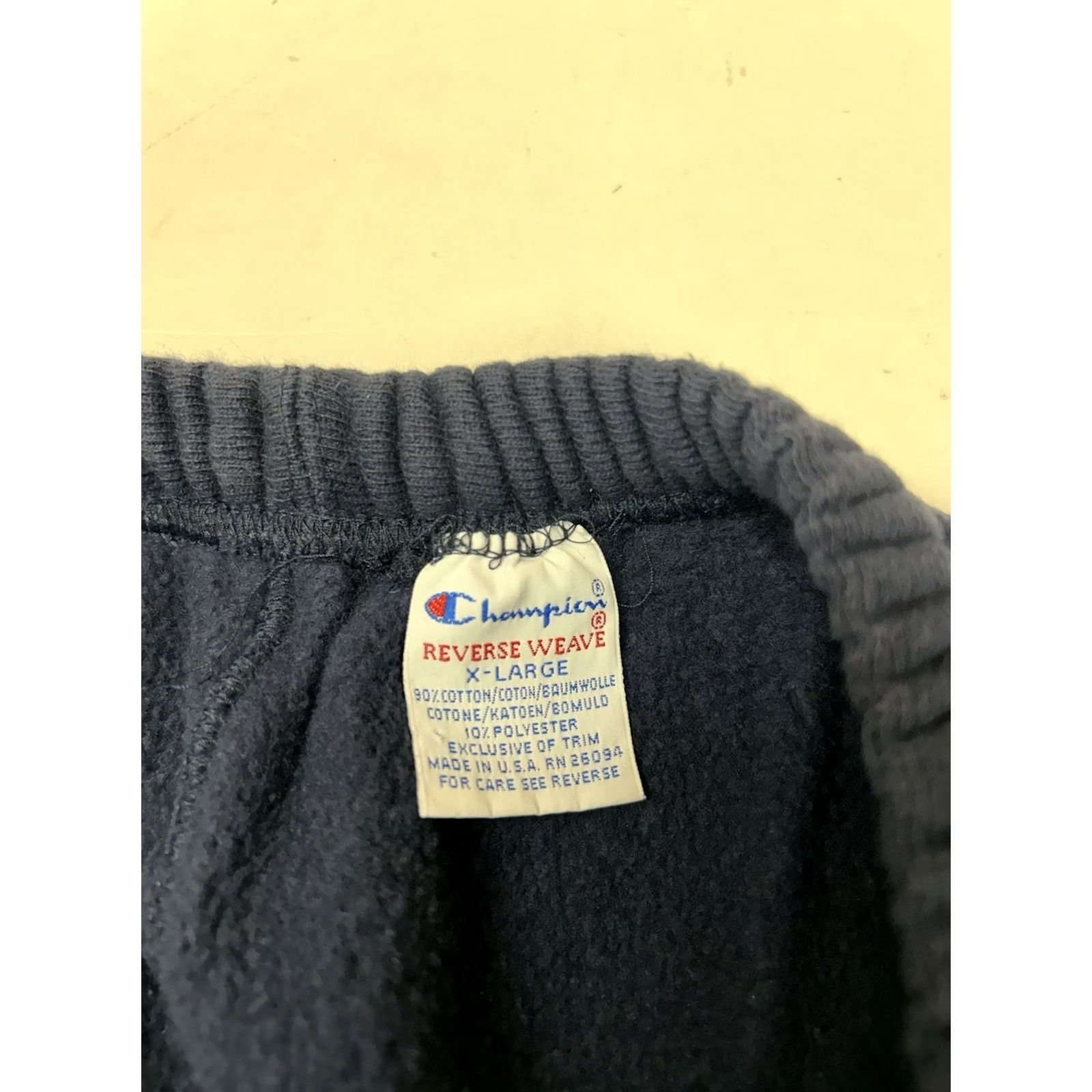 Champion VINTAGE Champion Reverse Weave Sweatpants XL 90s Blue Size US 36 / EU 52 - 5 Thumbnail