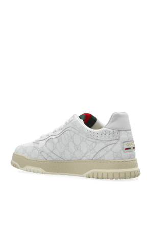 Gucci o1loc1c0426 816665 Men's Gucci Re-Web Sneakers in White Size US 8 / EU 41 - 4 Thumbnail