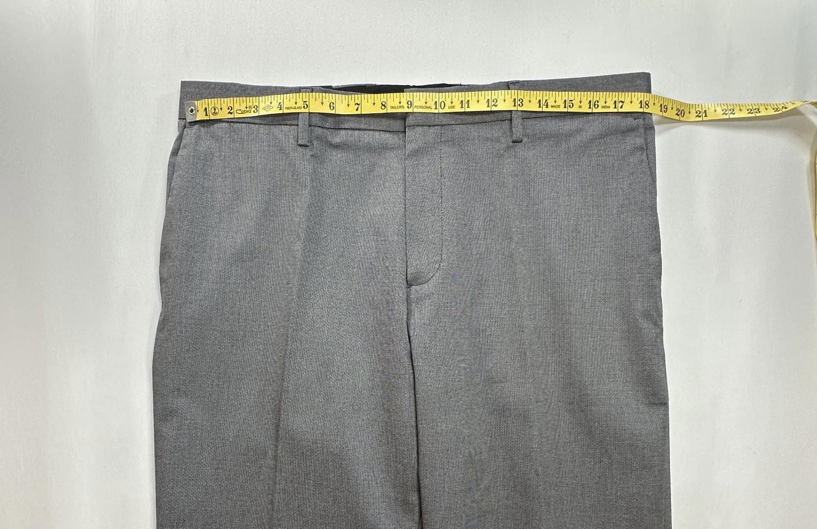 Banana Republic Banana Republic Stretch Slim Fit Dress Pants Gray Mens 36/34 Size US 36 / EU 52 - 3 Thumbnail