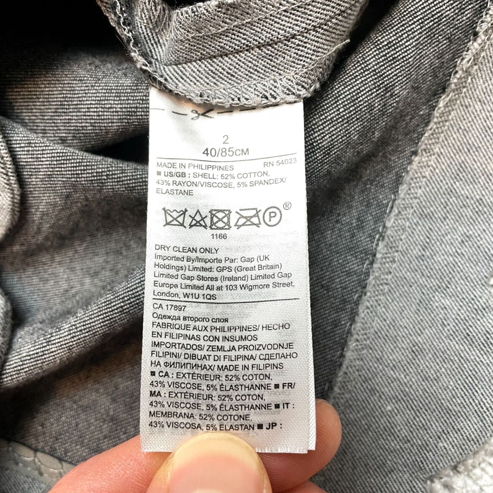 Banana Republic Banana Republic Skirt Women Knee Length Gray Zip Pencil Straight 2 Slim Casual Workwear Vintage No N/A Size 26" / US 2 / IT 38 - 7 Thumbnail