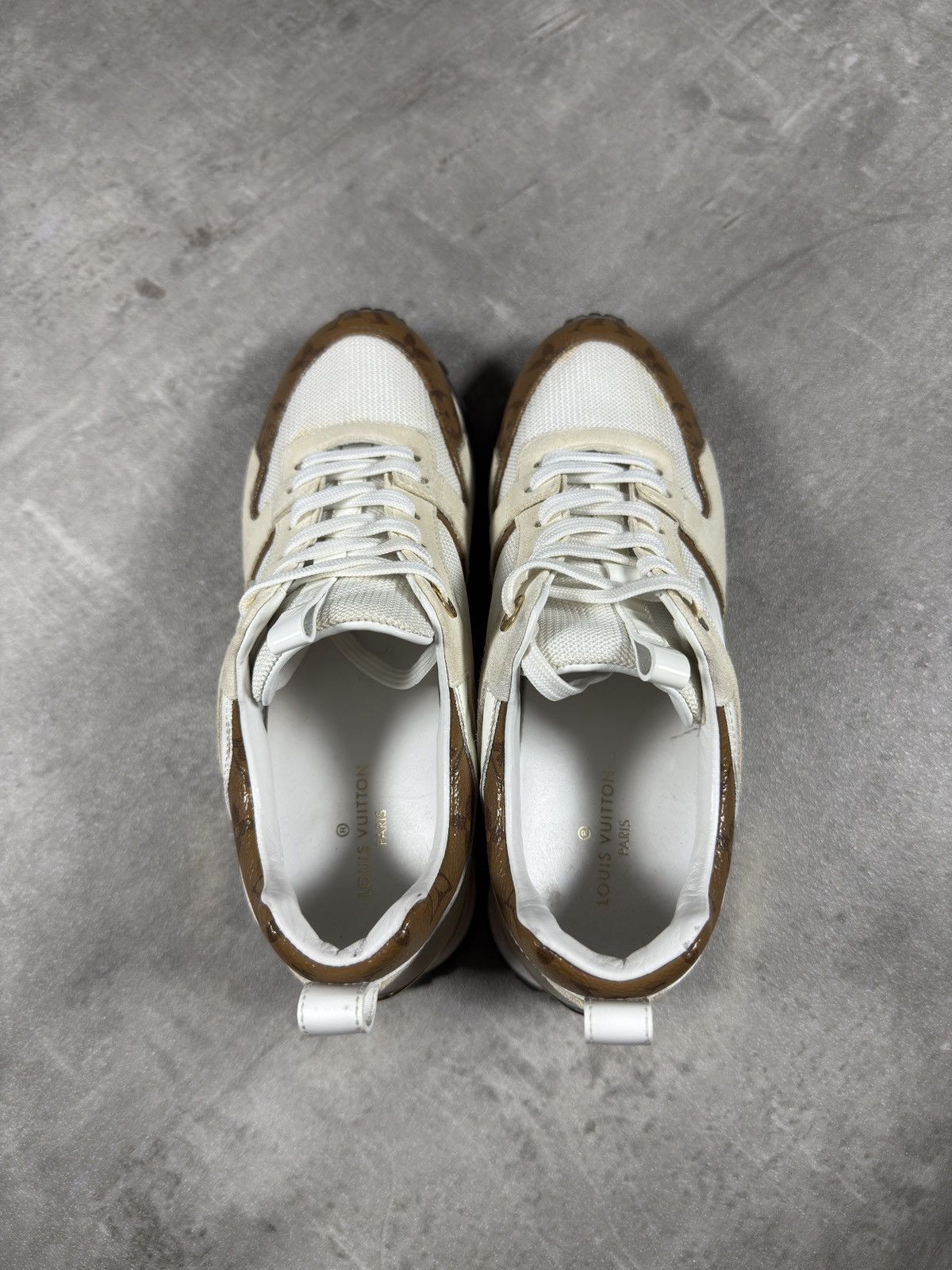 Louis Vuitton Louis Vuitton Run Away Sneakers – Cream / Brown Size US 5 / EU 37 - 8 Thumbnail