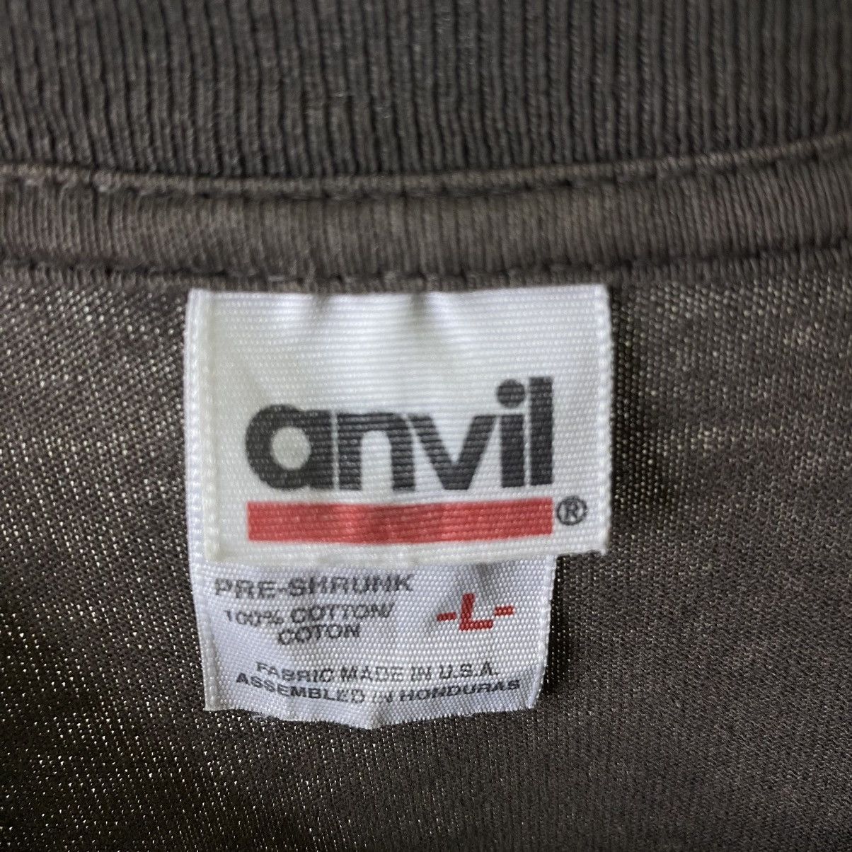 Other Vintage 2000s Anvil Faded Grey Blank Tee Nice Crispy Cotton Size US L / EU 52-54 / 3 - 3 Thumbnail
